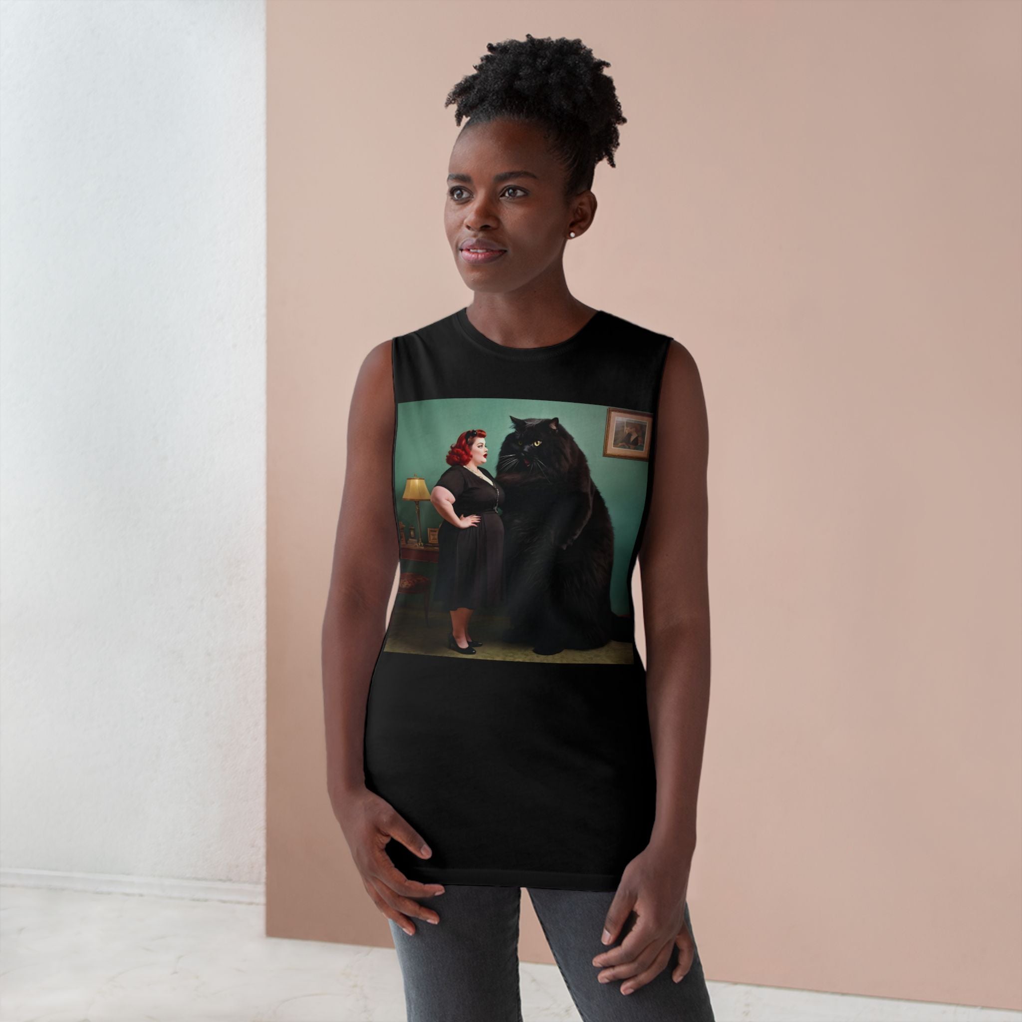 Muscle Tank | Black Pussy