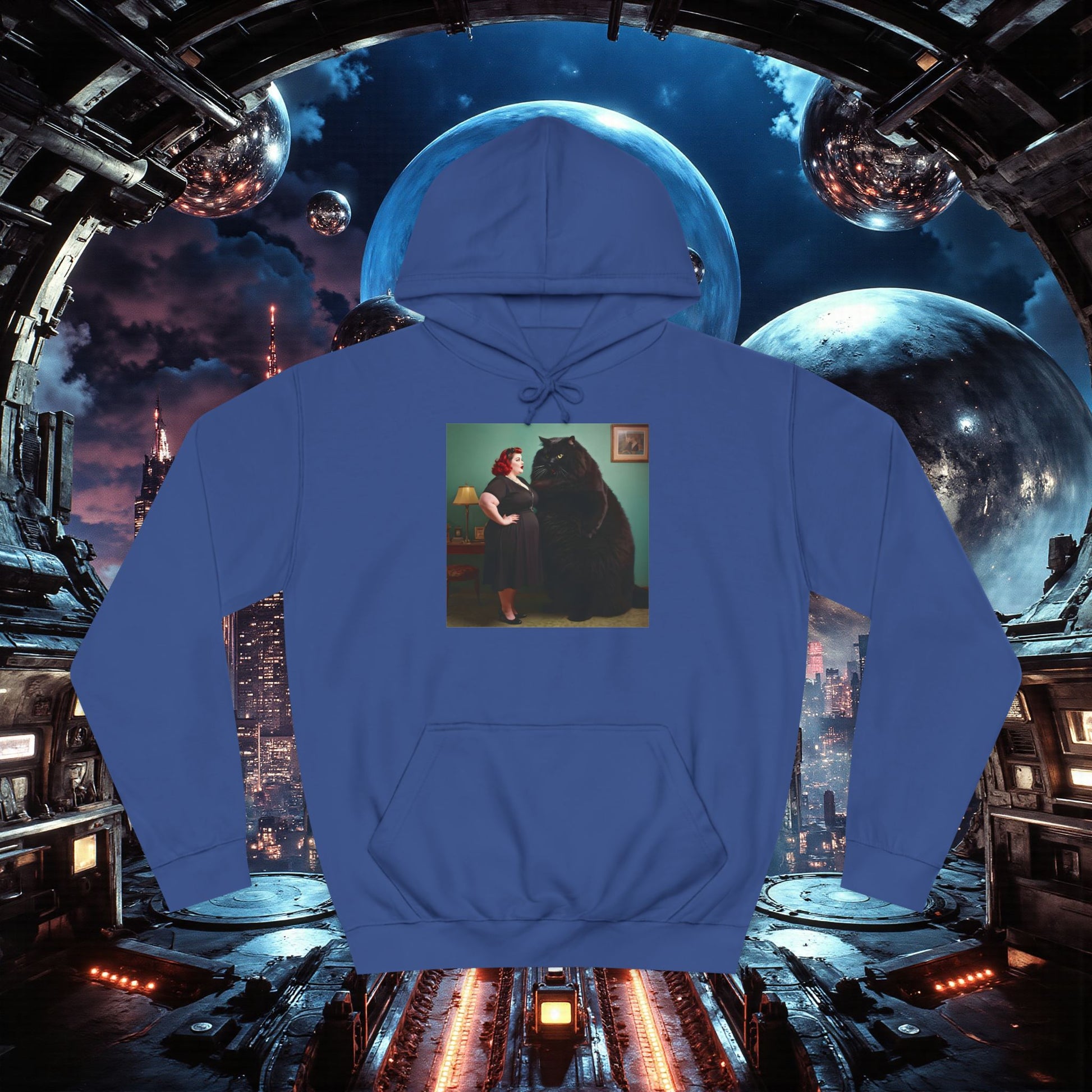 College Hoodie | Black Pussy