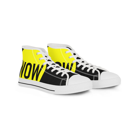 Limited Edition High Top Sneakers - WOW - Black