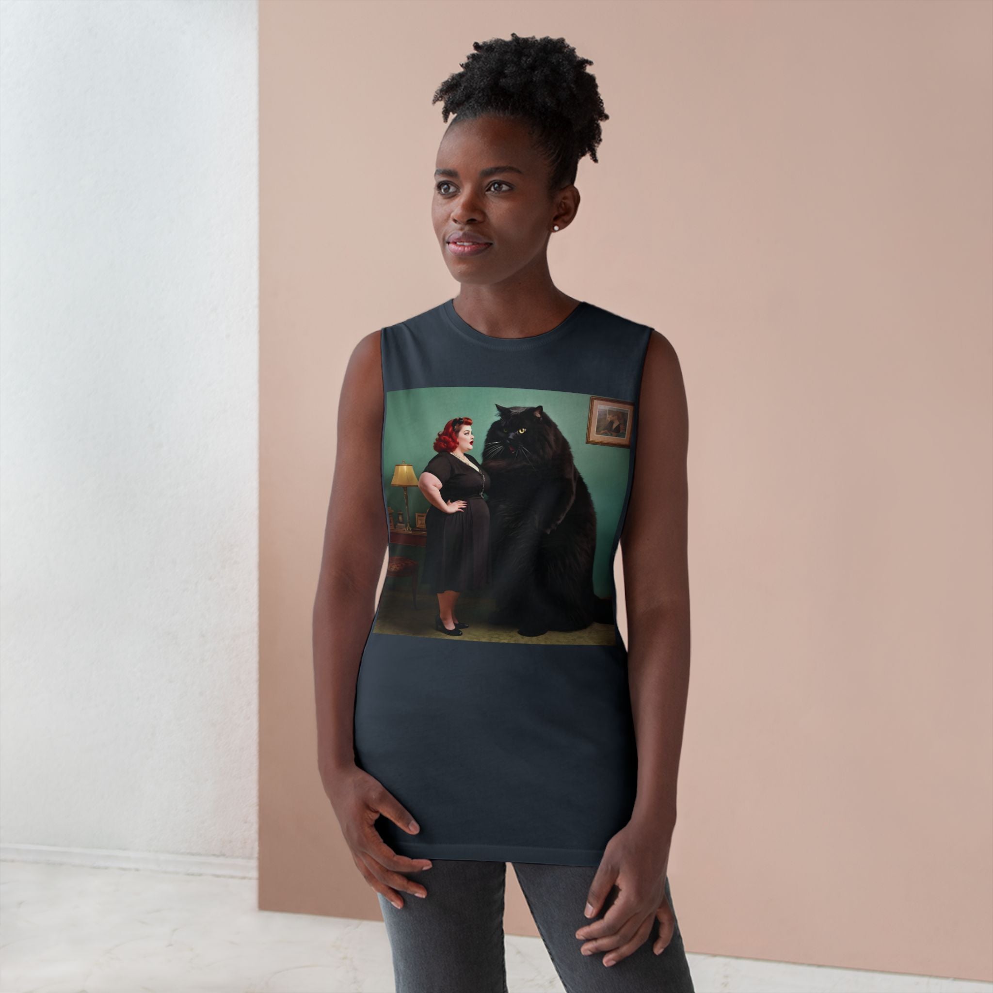 Muscle Tank | Black Pussy