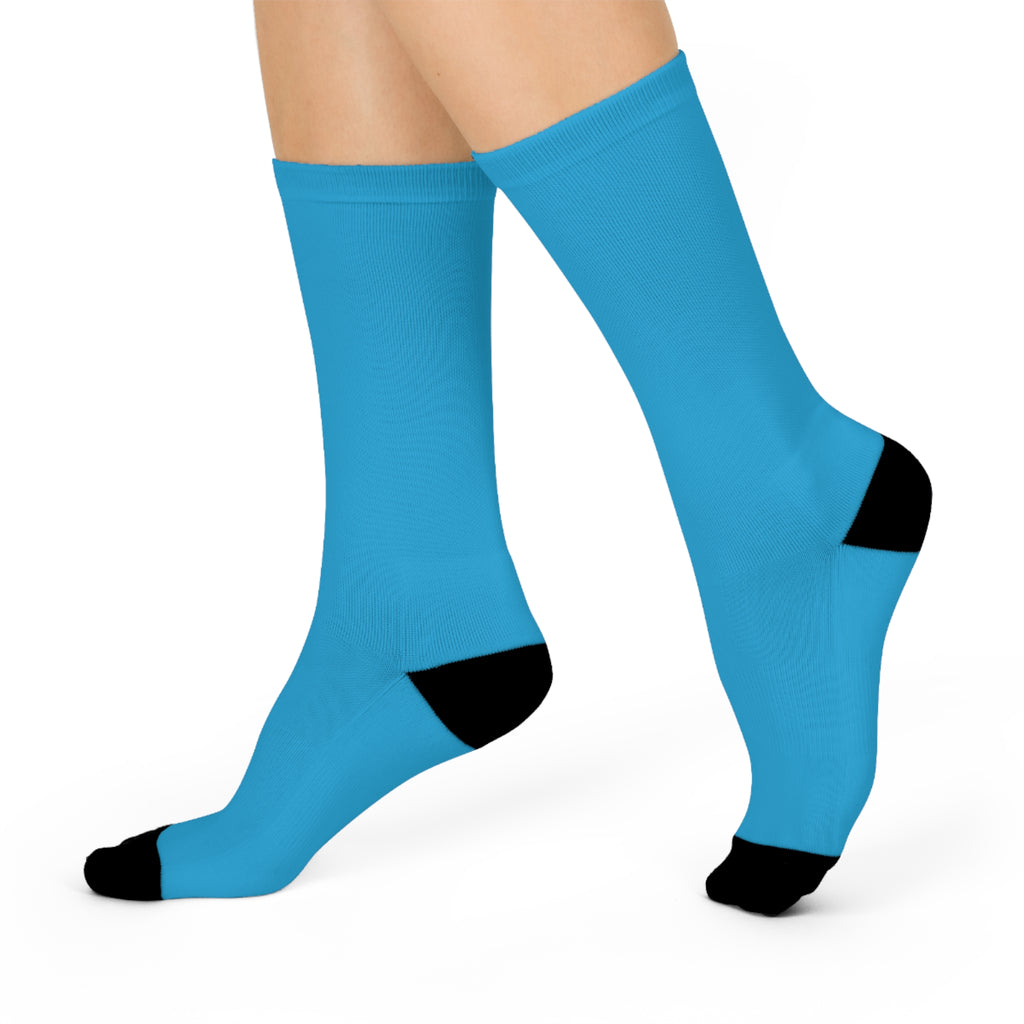 Crew Socks | Bright Blue