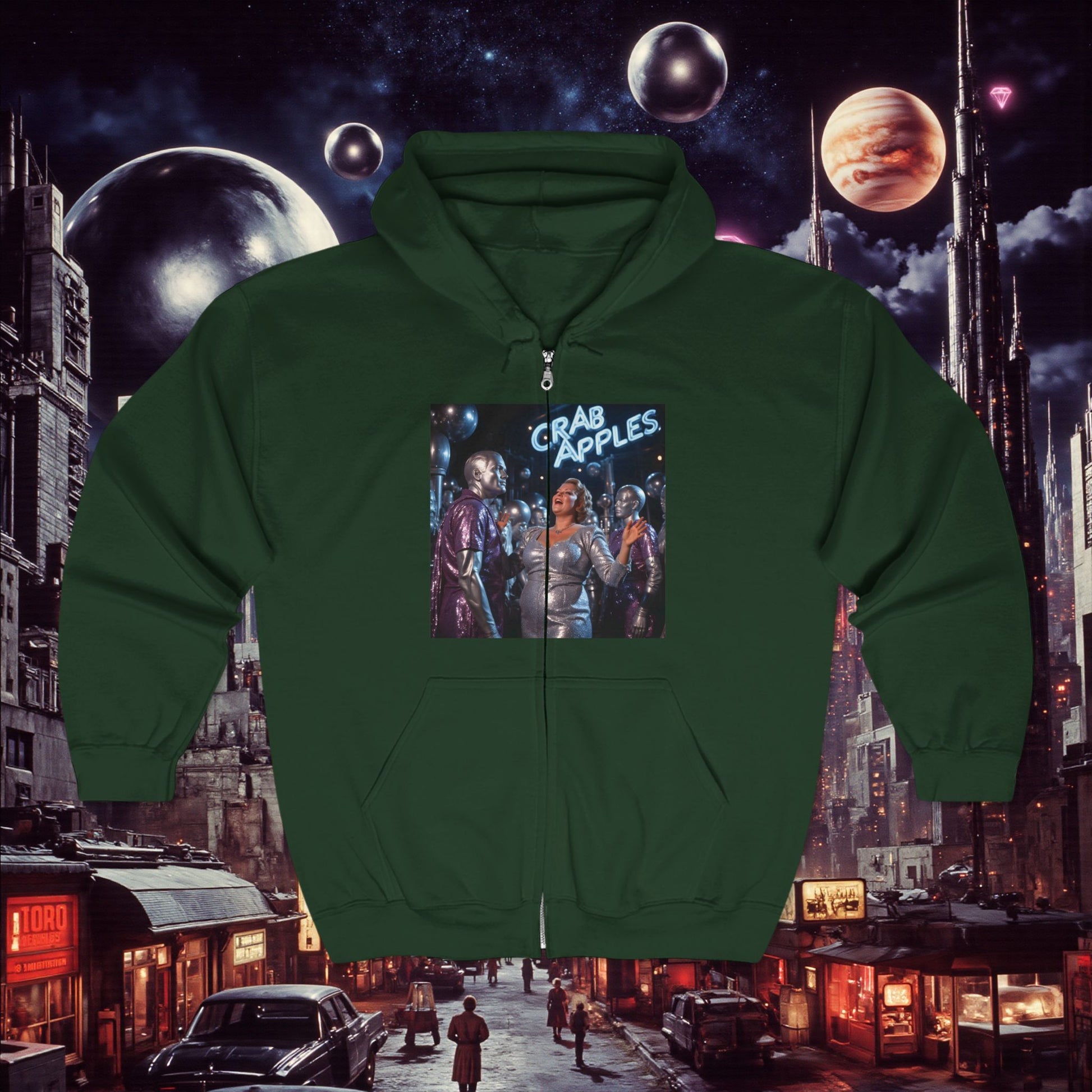 Zip Hoodie | Crab Apples