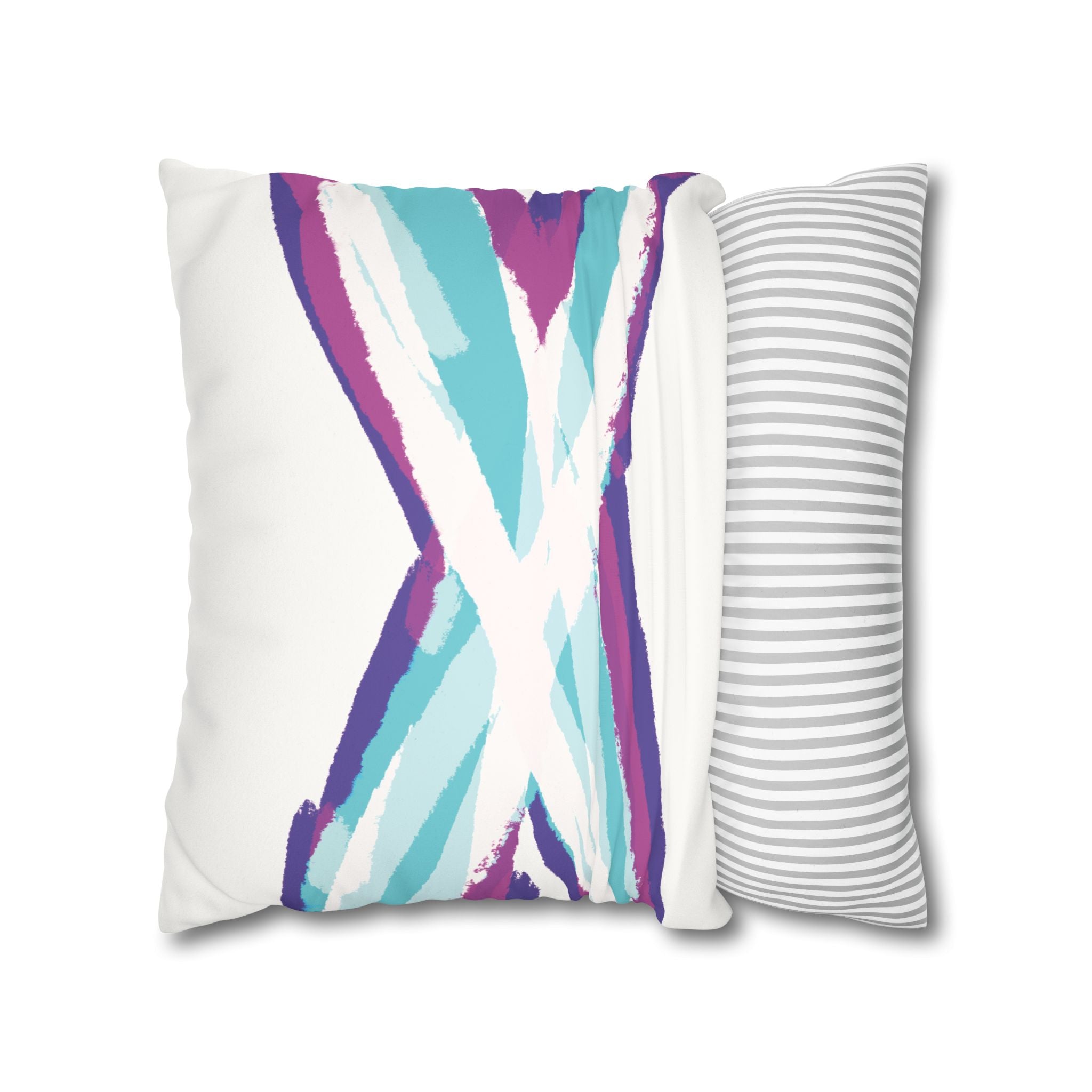 Pillow Case | Faux Suede | X