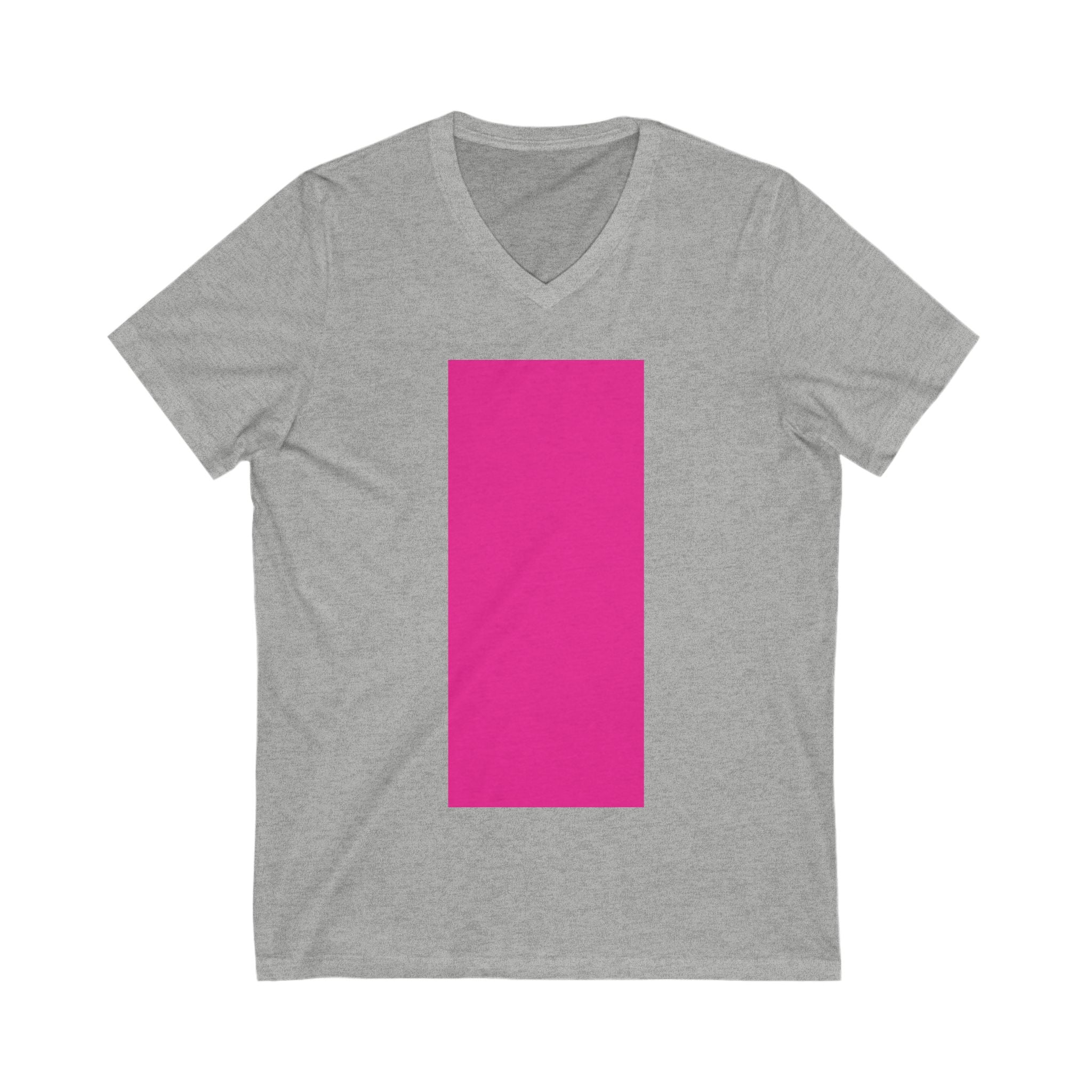 V-Neck T-Shirt | Bright Pink