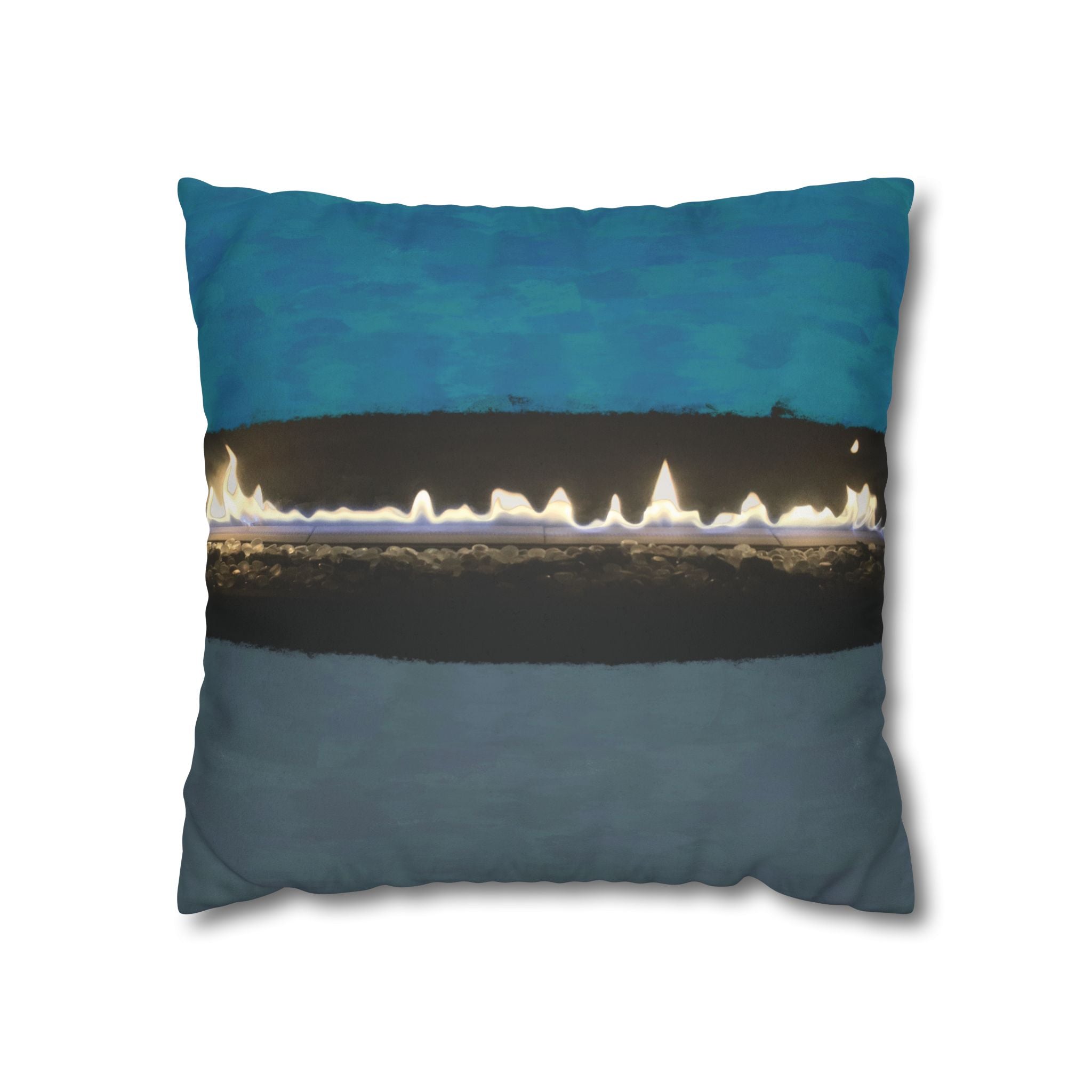 Pillow Case | Faux Suede | Matte Fire