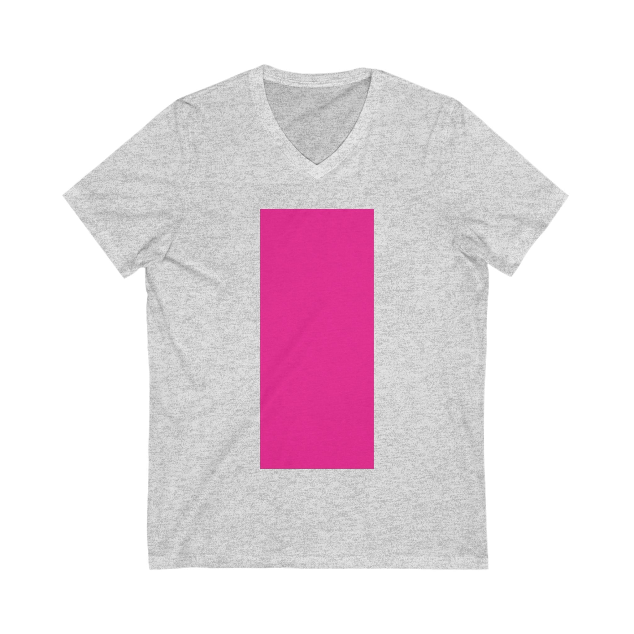 V-Neck T-Shirt | Bright Pink