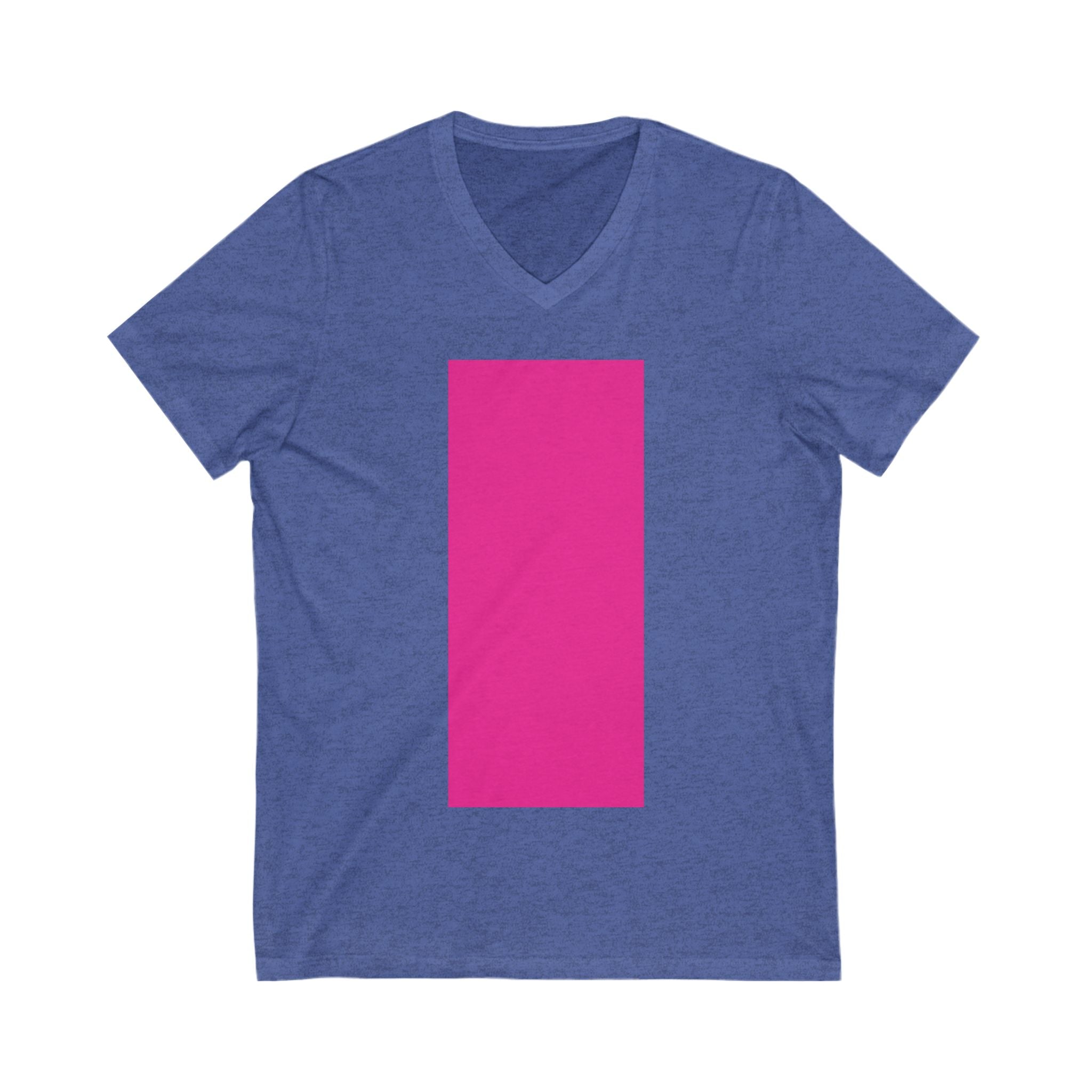 V-Neck T-Shirt | Bright Pink