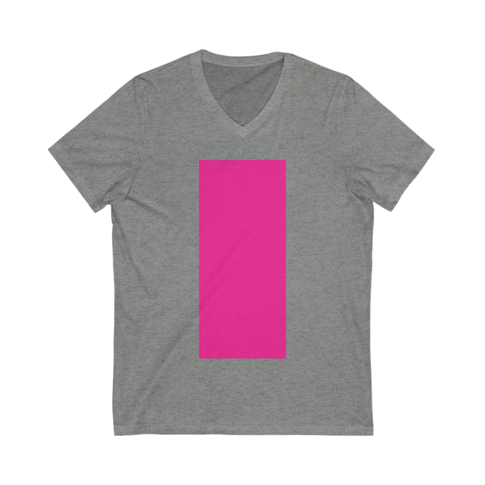 V-Neck T-Shirt | Bright Pink