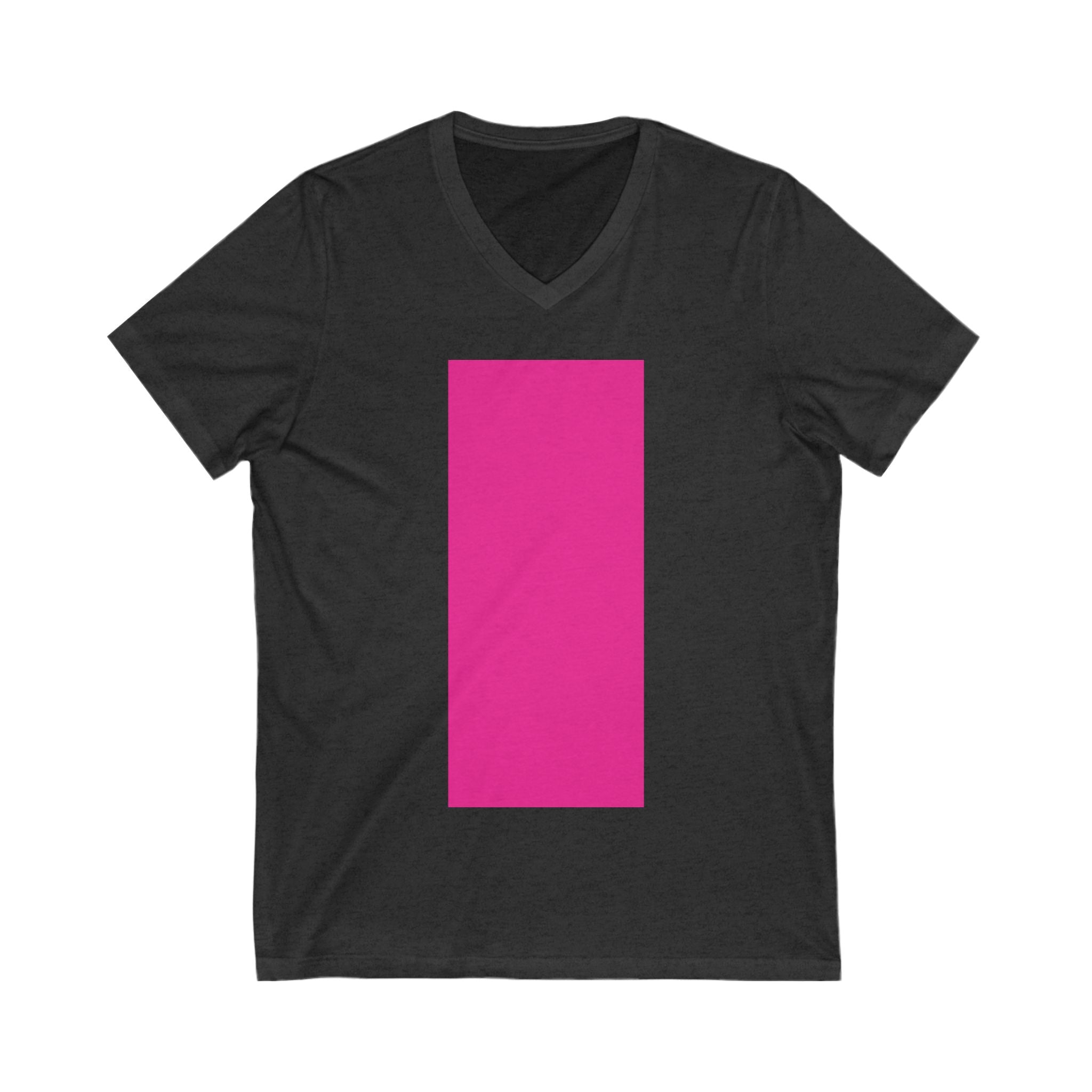 V-Neck T-Shirt | Bright Pink