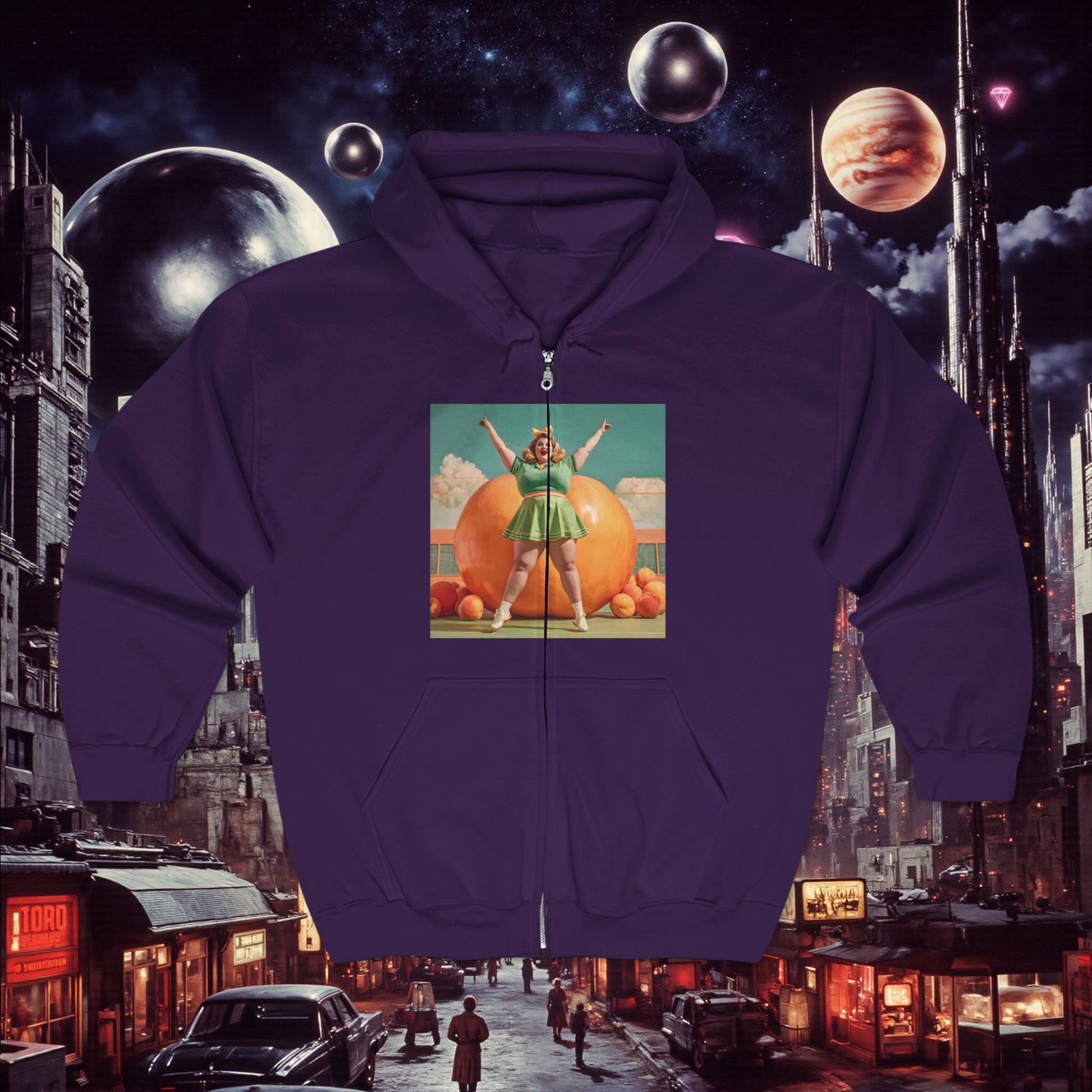 Zip Hoodie | Fat Peaches