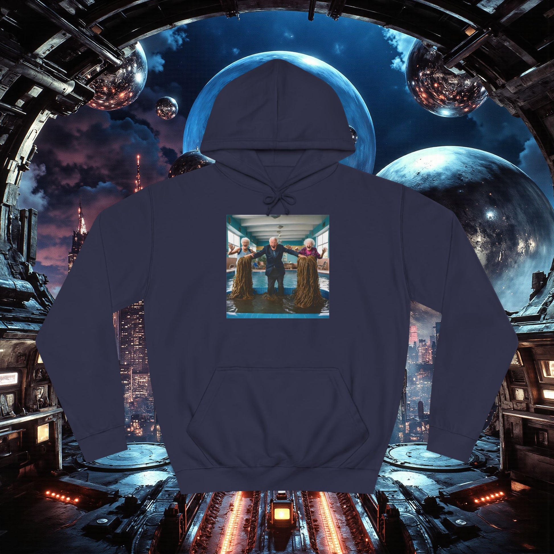 College Hoodie | Grandpa's Worm