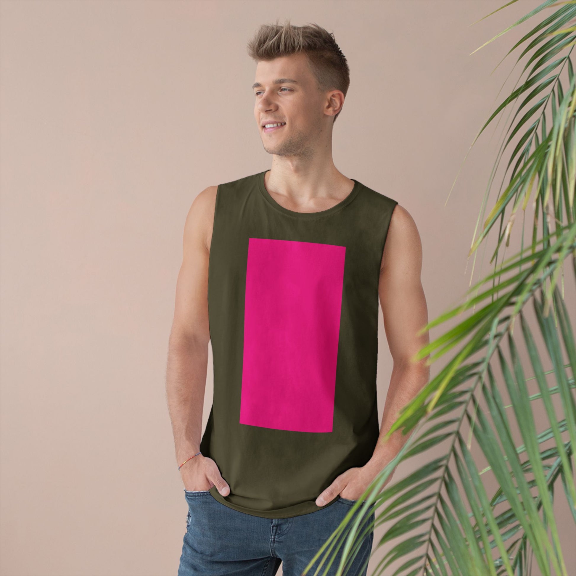 Muscle Tank | Bright Pink