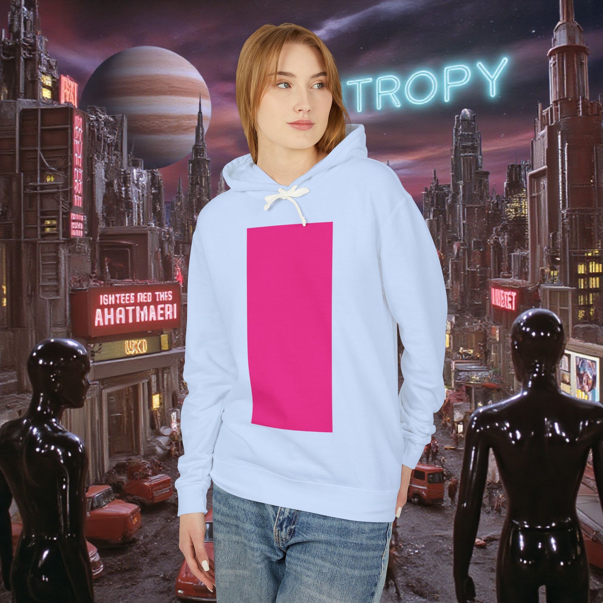 Hoodie Sweatshirt | Bright Pink