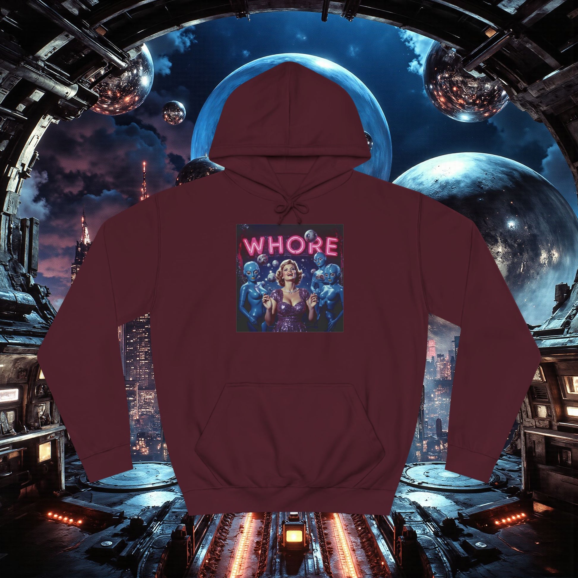 College Hoodie | WHORE