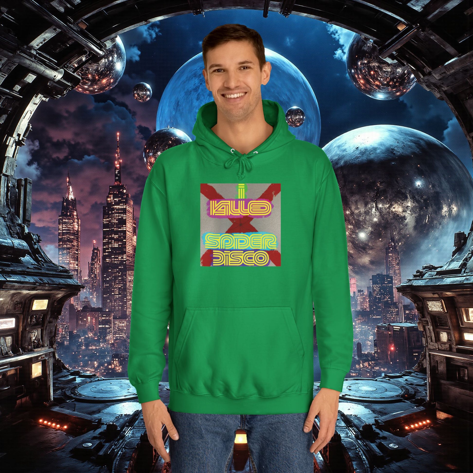 College Hoodie | I Killed Spider Disco