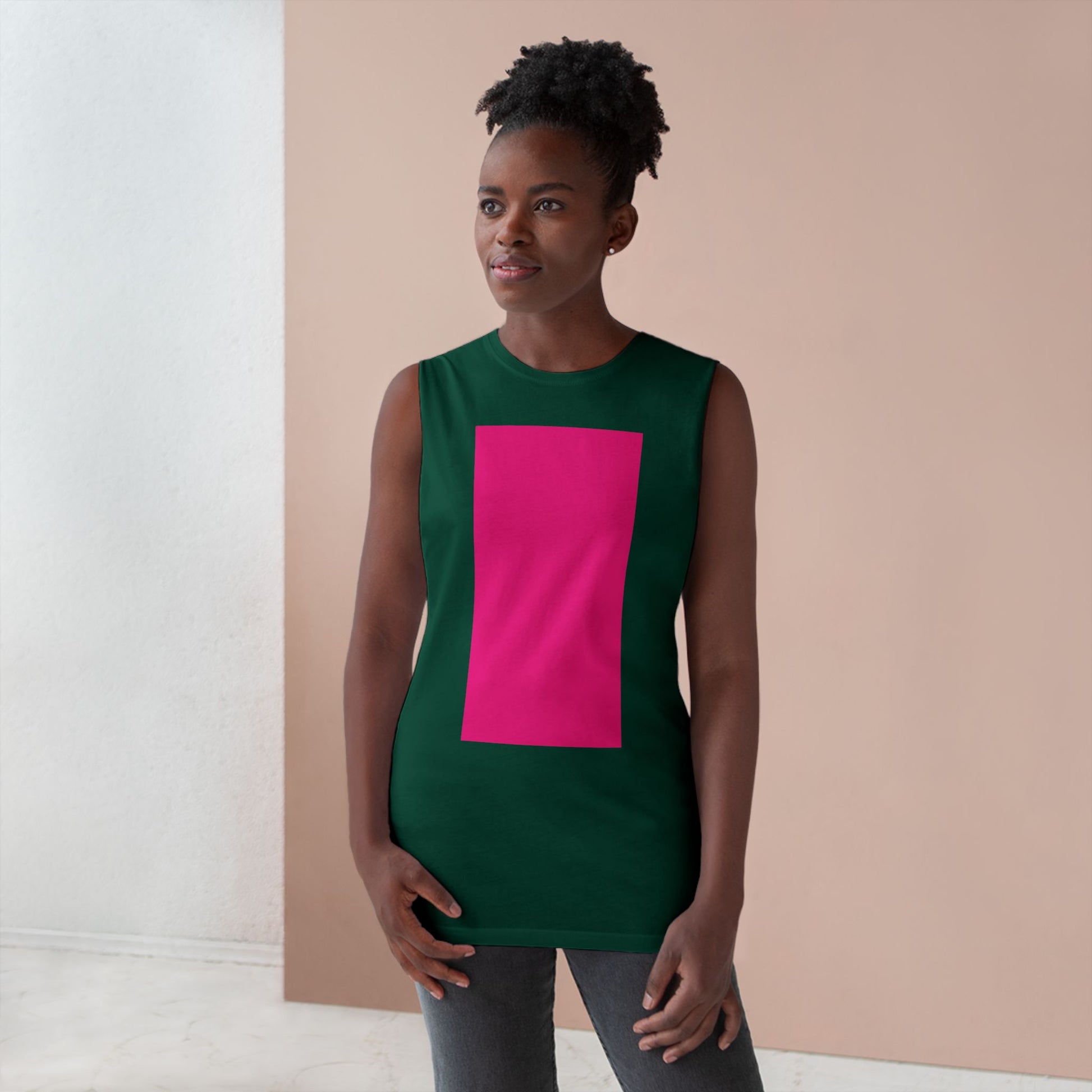 Muscle Tank | Bright Pink