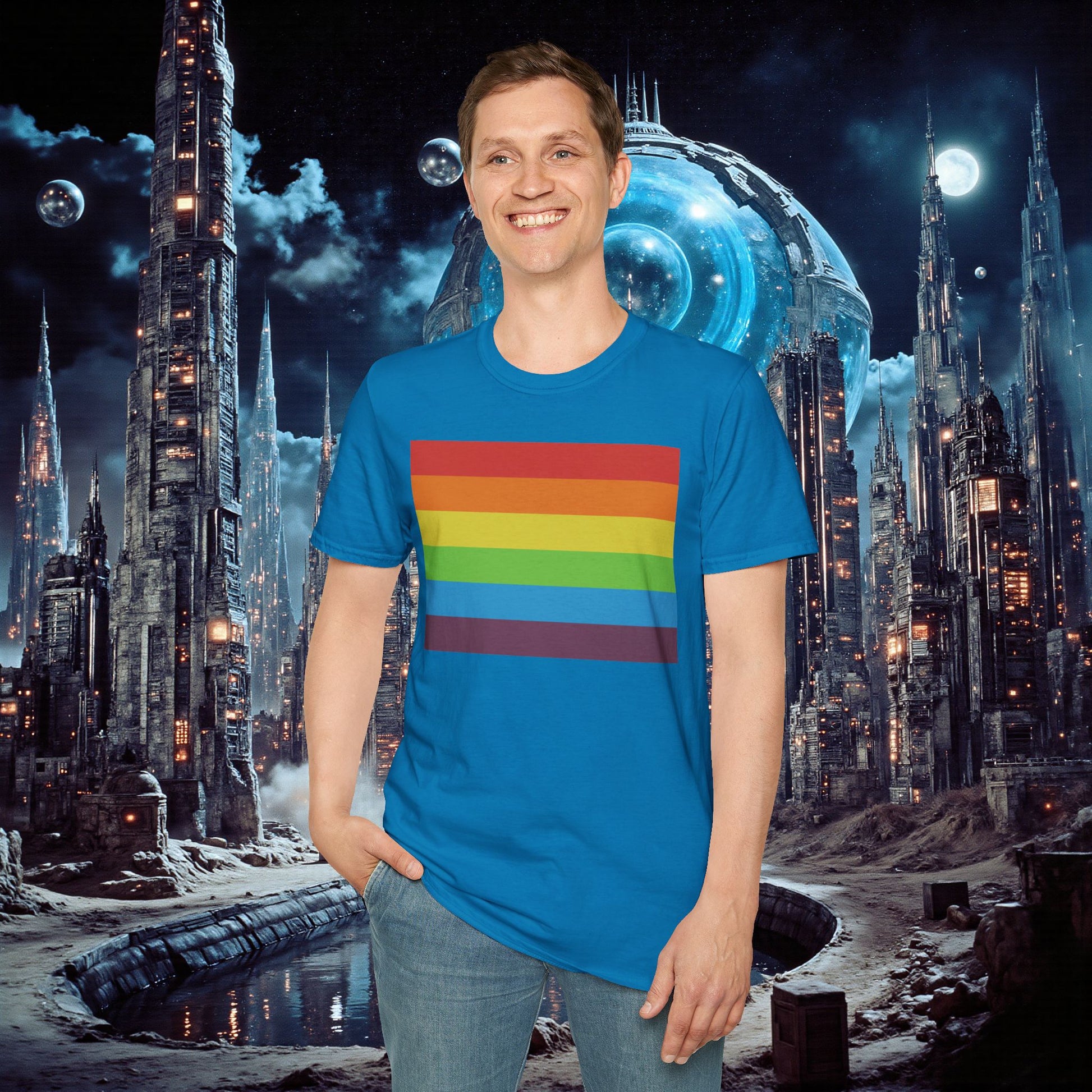 T-Shirt | Vintage Pride Flag