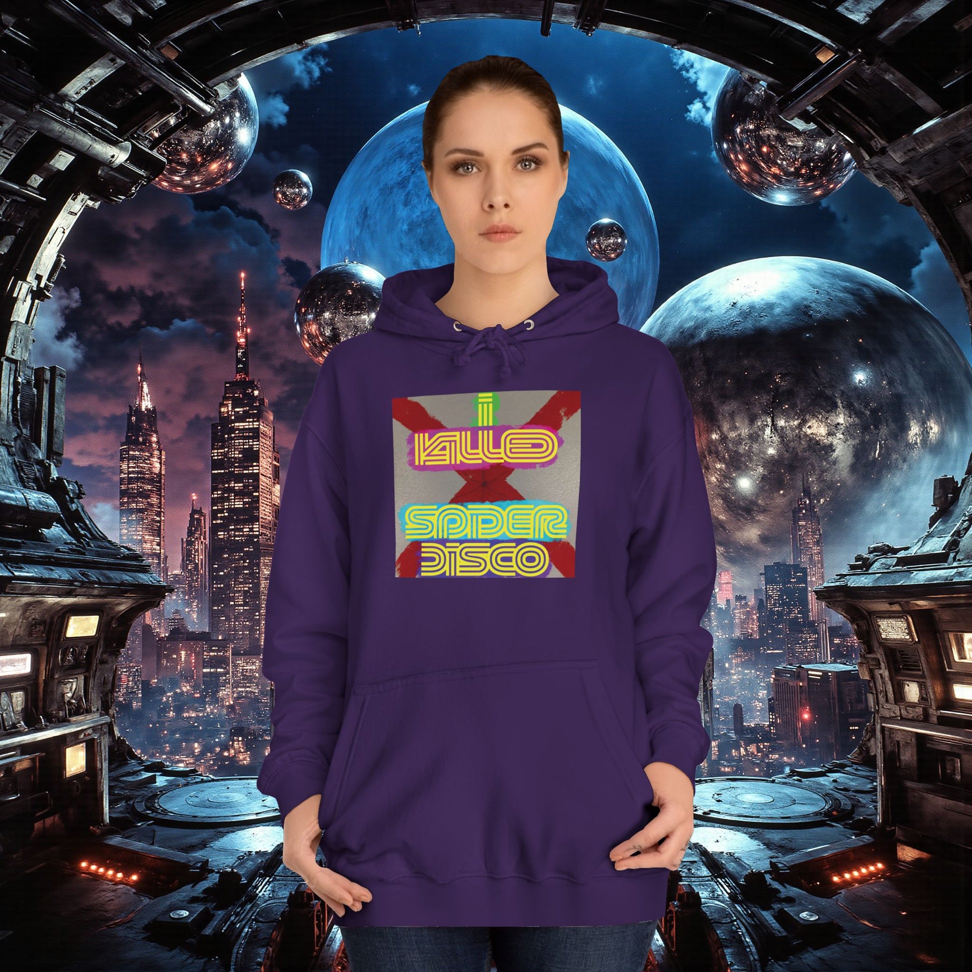 College Hoodie | I Killed Spider Disco