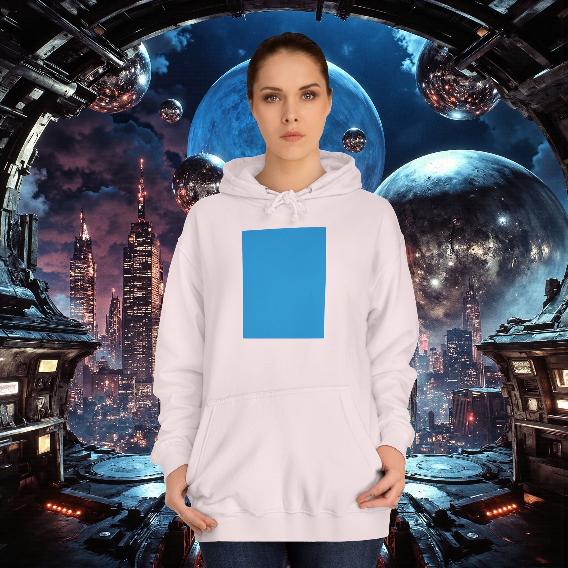 College Hoodie | Bright Blue