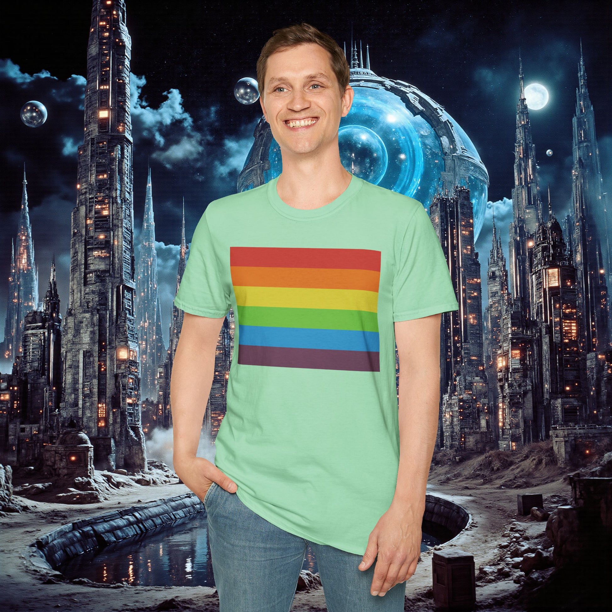 T-Shirt | Vintage Pride Flag