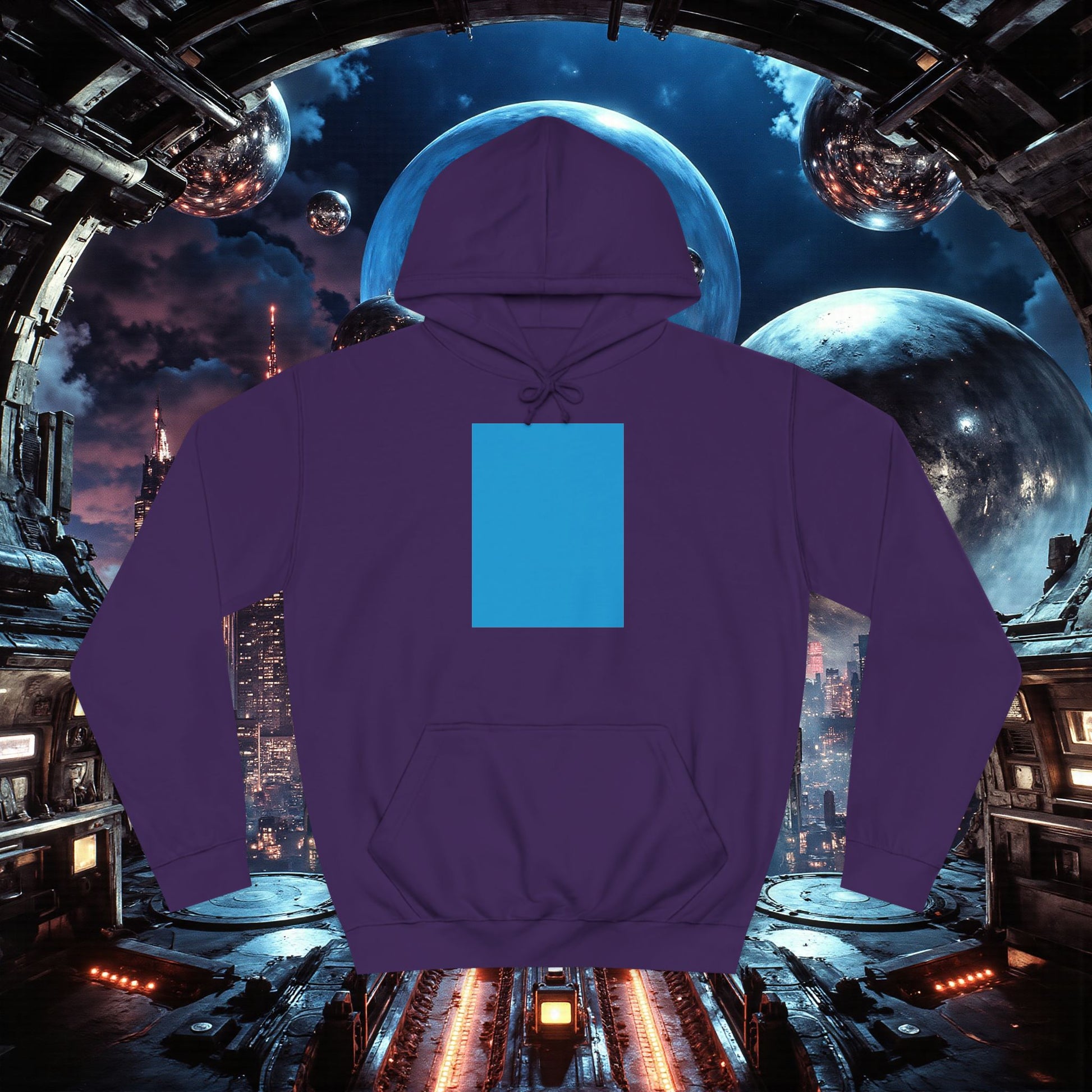 College Hoodie | Bright Blue