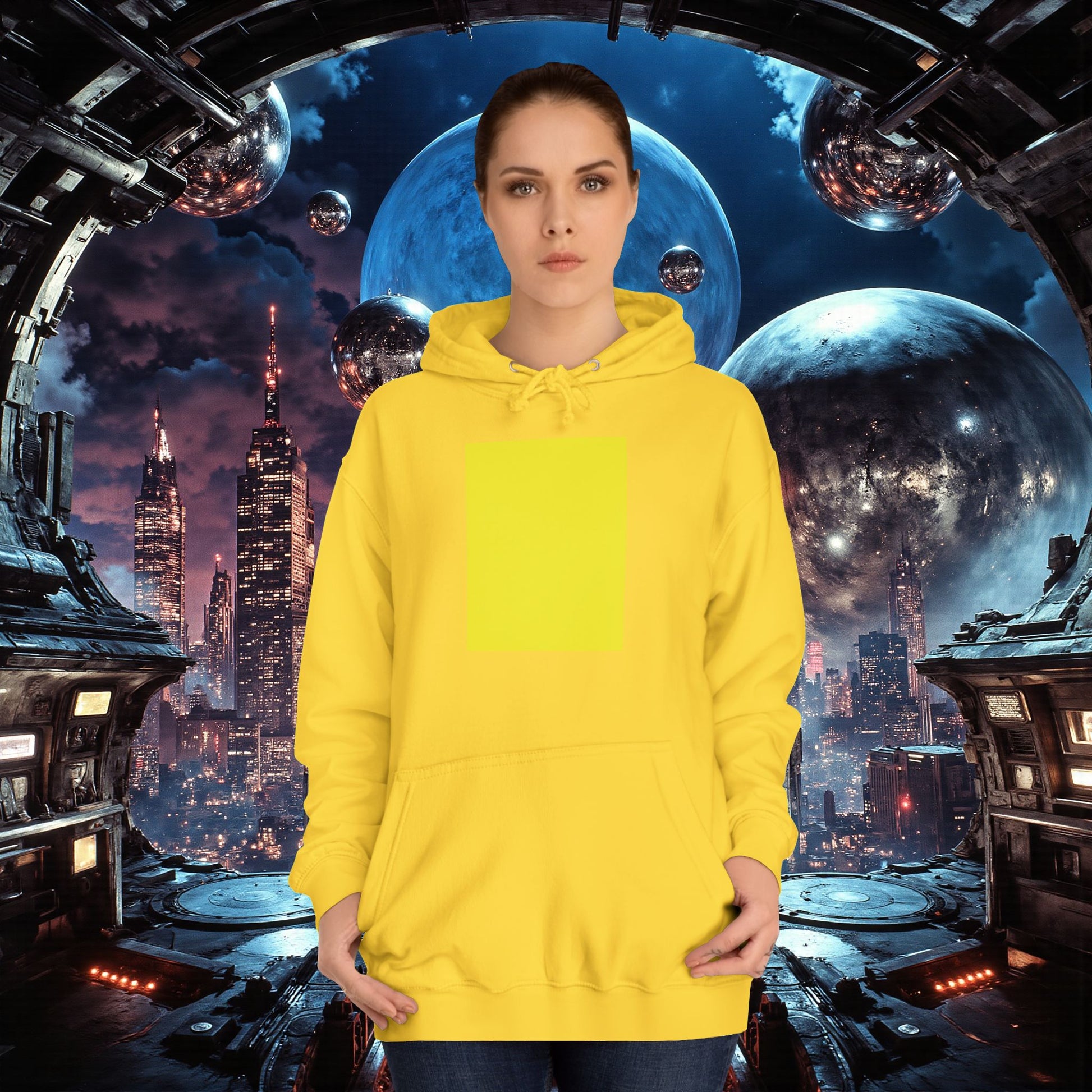 College Hoodie | Yellow