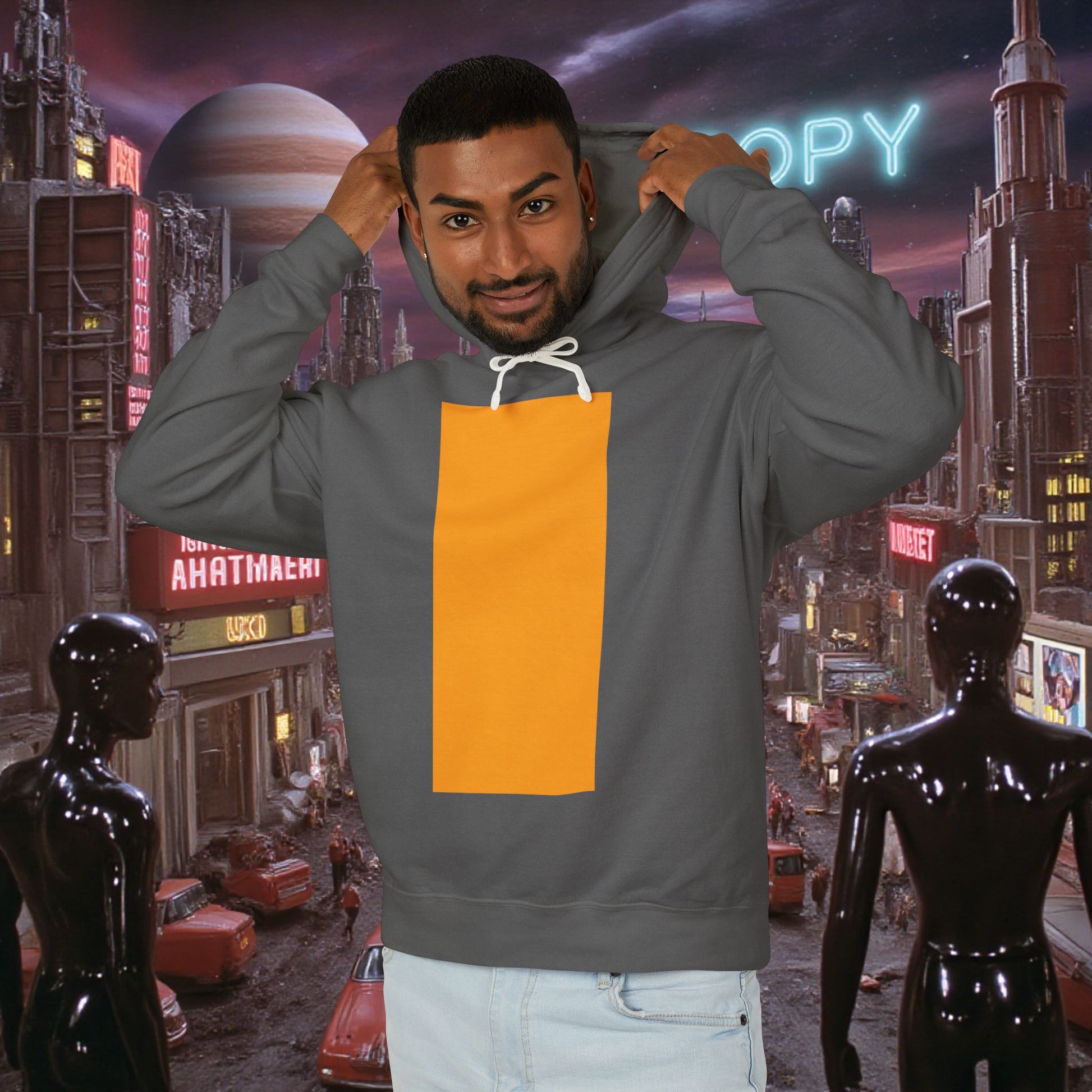 Hoodie Sweatshirt | Orange