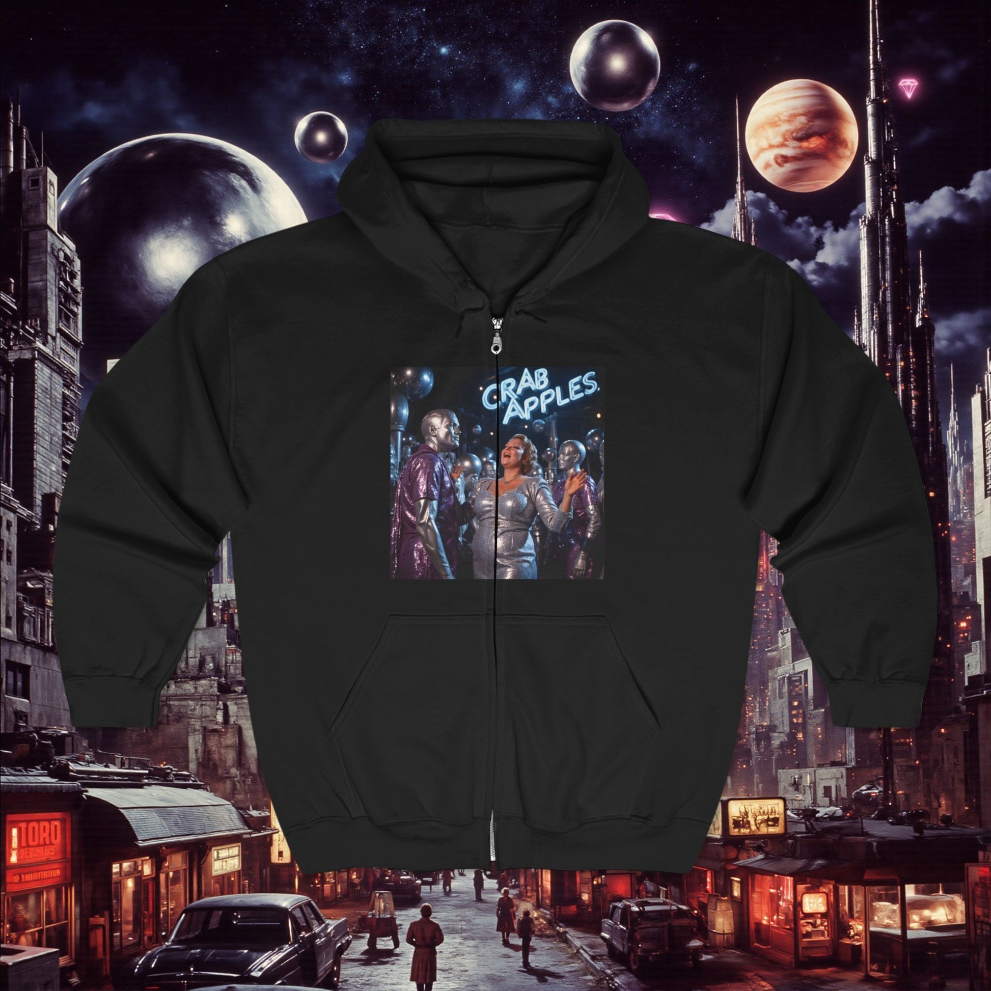 Zip Hoodie | Crab Apples
