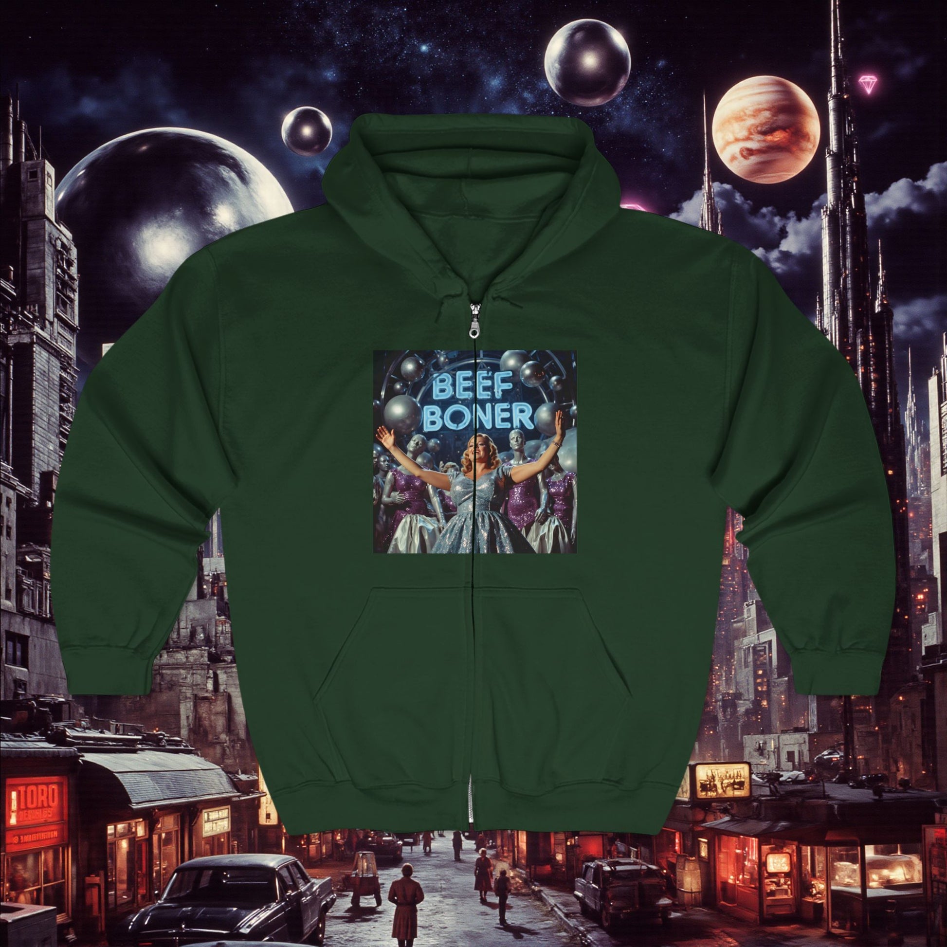 Zip Hoodie | Beef Boner