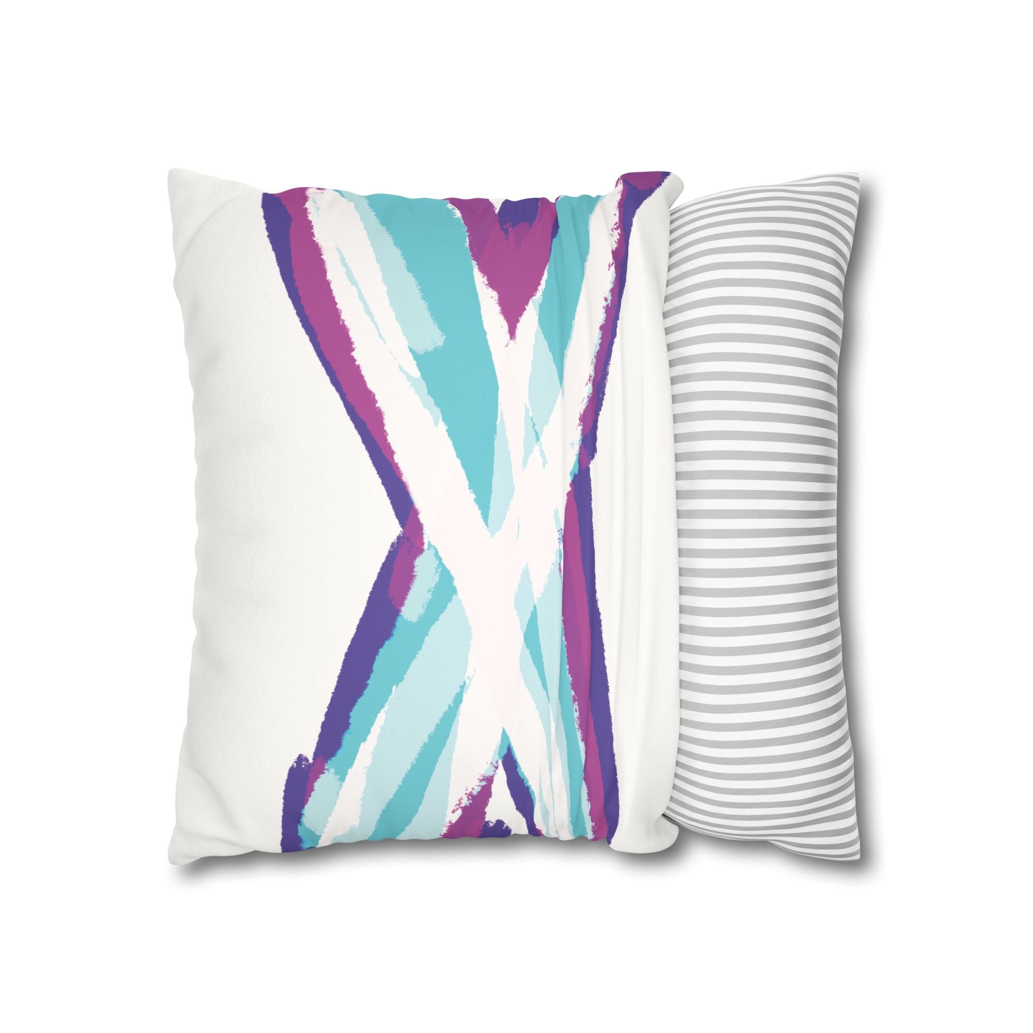 Pillow Case | Faux Suede | X