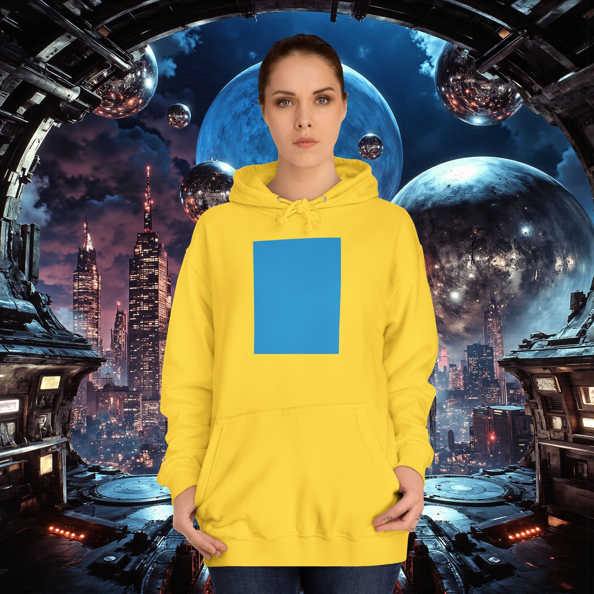College Hoodie | Bright Blue