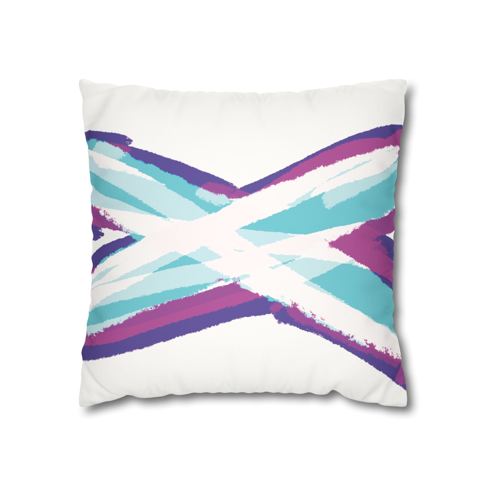Pillow Case | Faux Suede | X