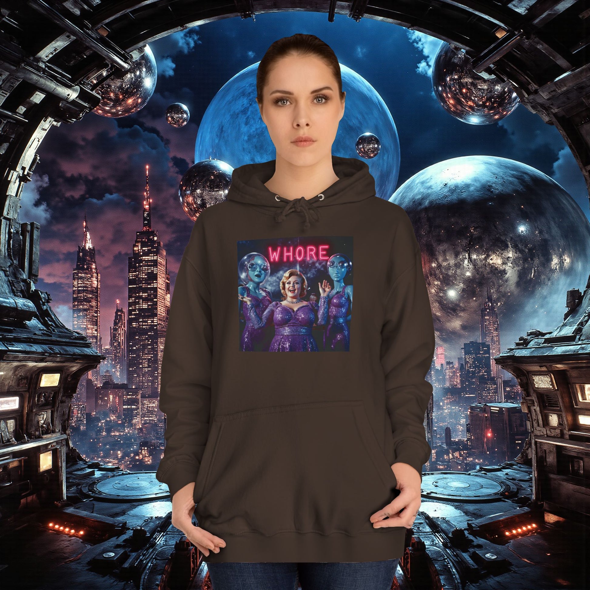 College Hoodie | WHORE