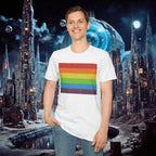 T-Shirt | Distressed Vintage Pride Flag
