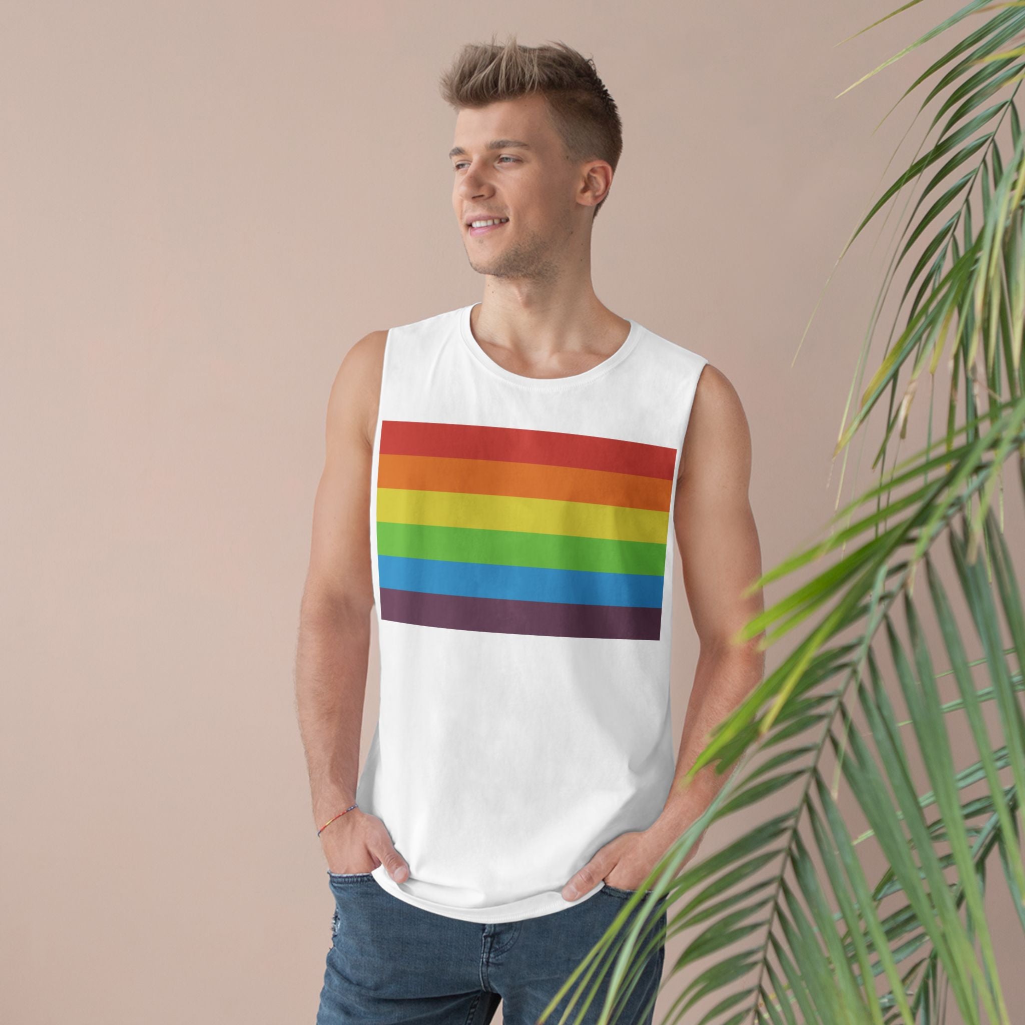 Muscle Tank | Vintage Pride Flag