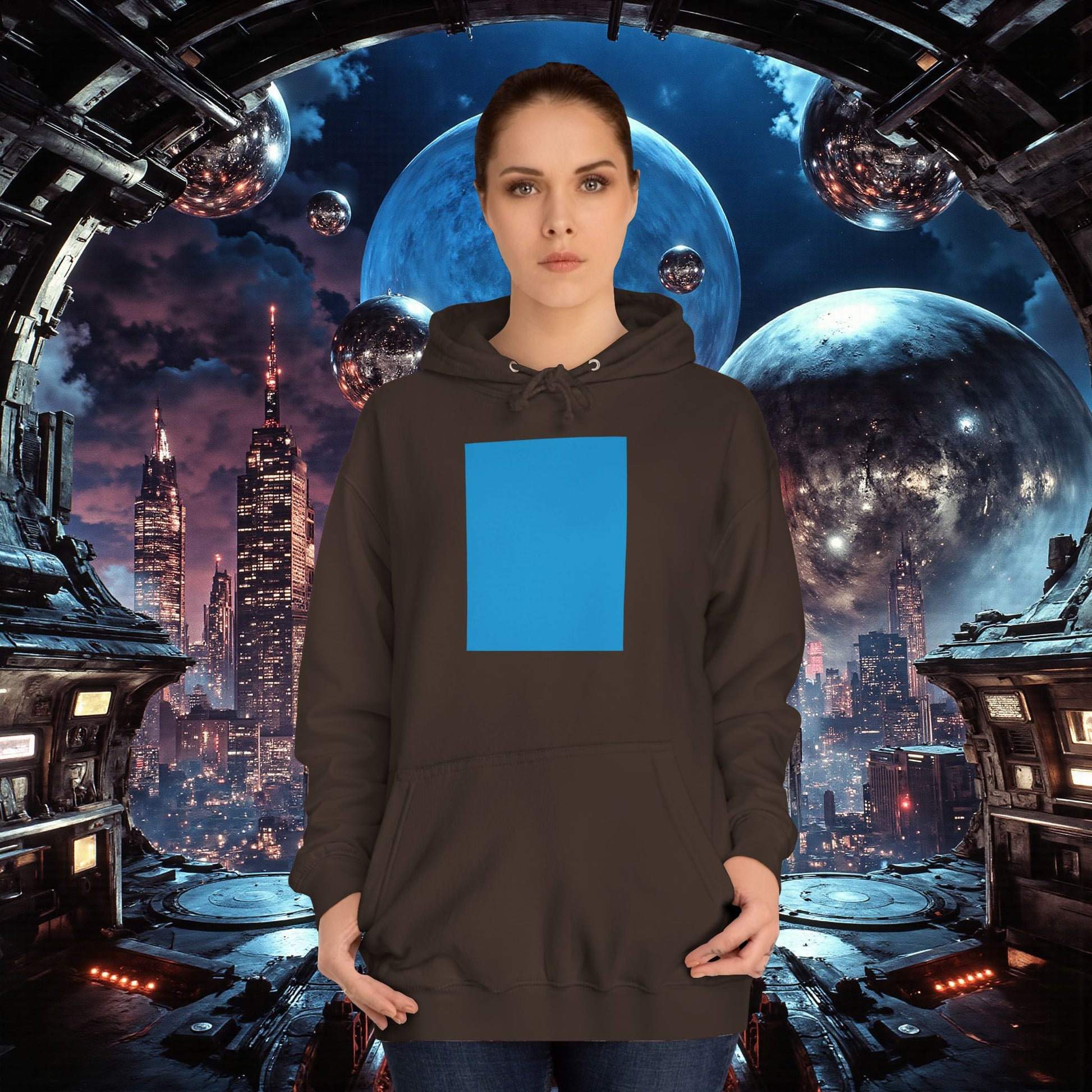 College Hoodie | Bright Blue