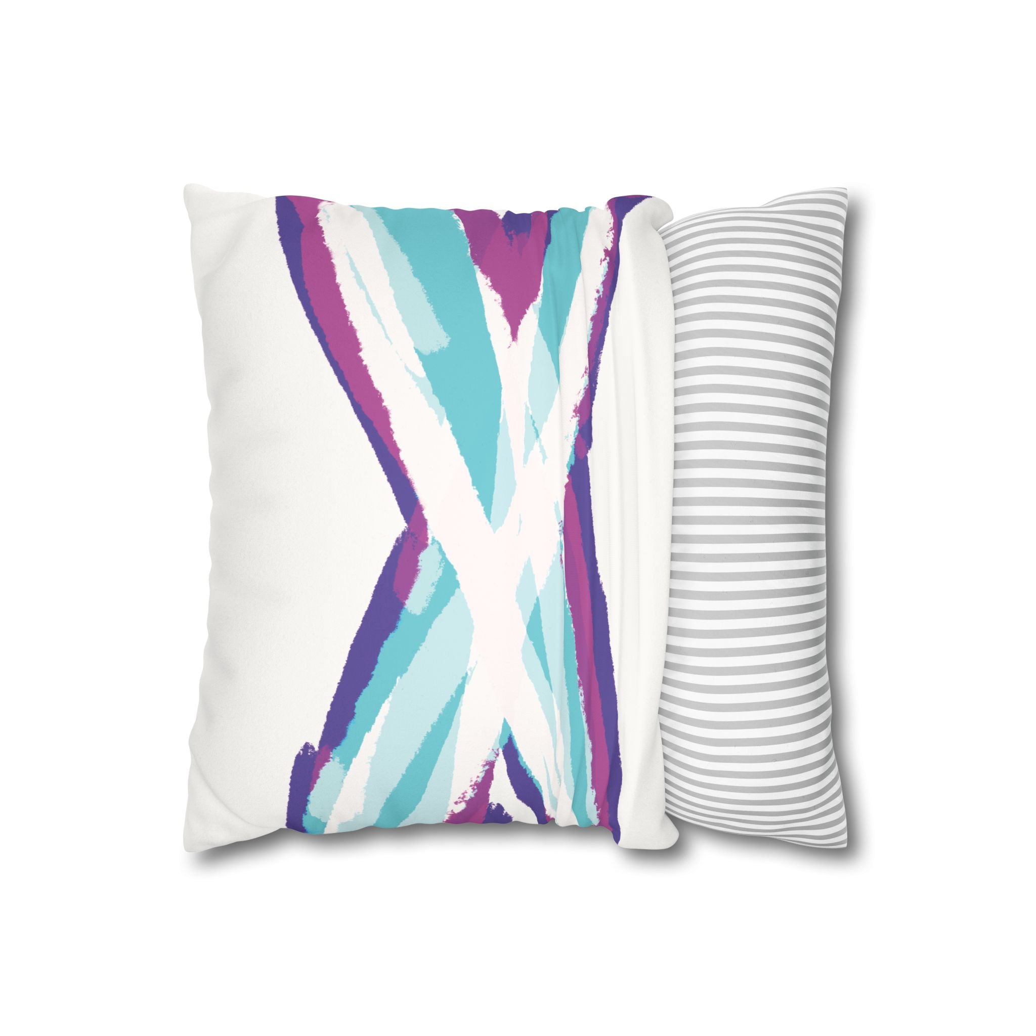 Pillow Case | Faux Suede | X