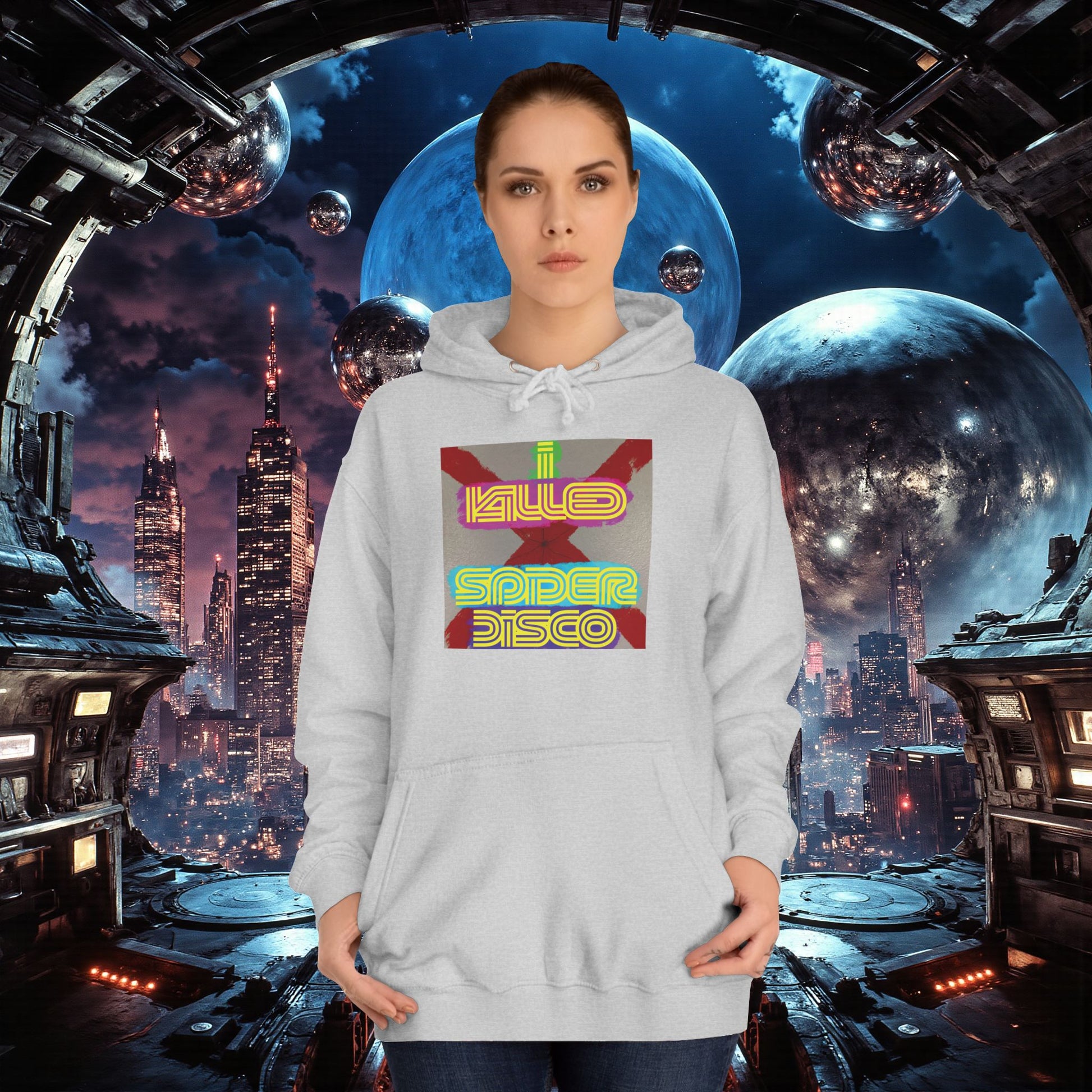 College Hoodie | I Killed Spider Disco