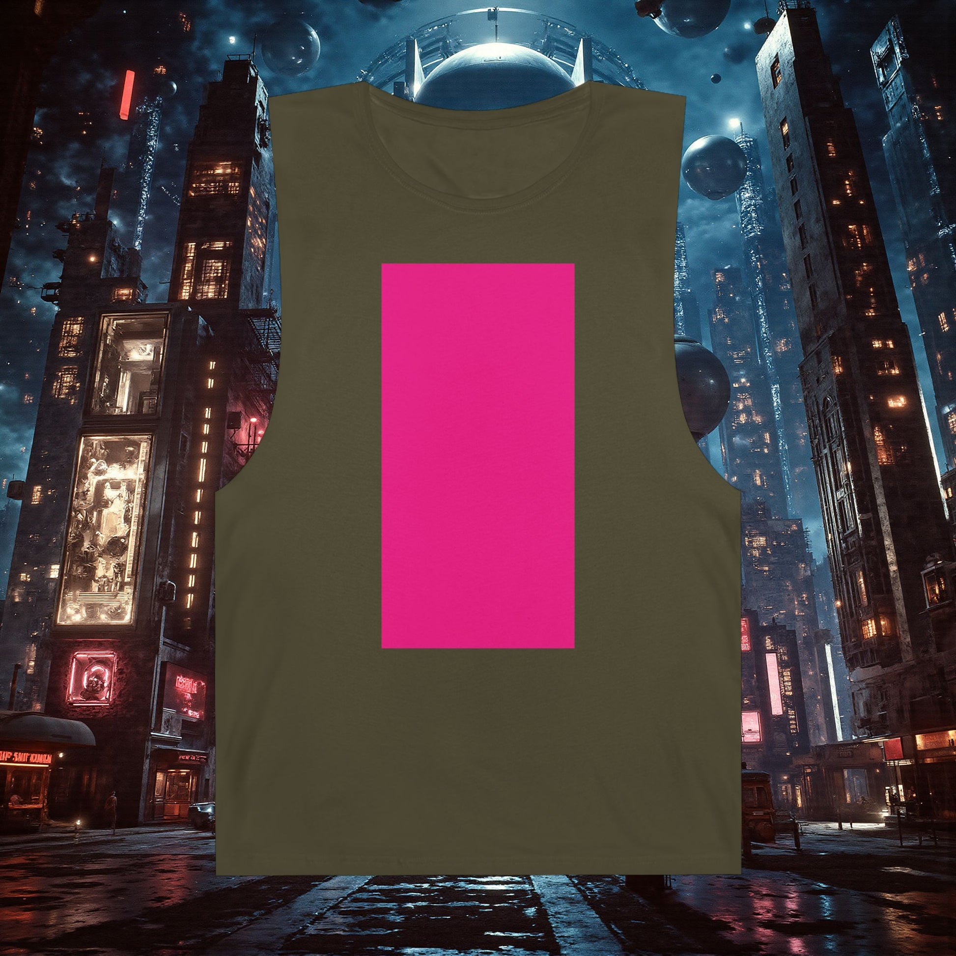 Muscle Tank | Bright Pink
