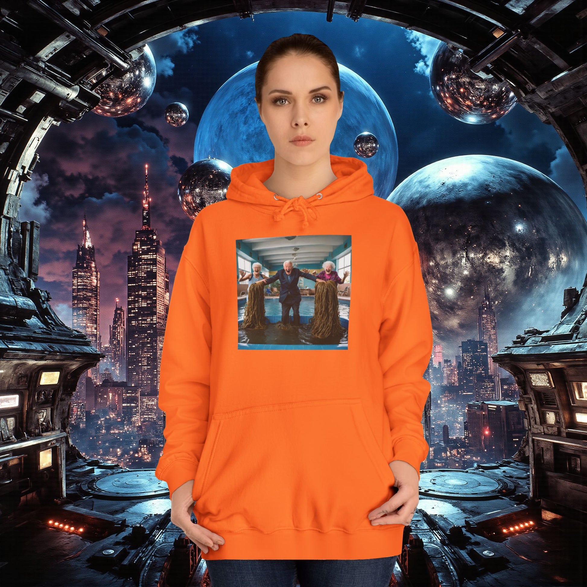 College Hoodie | Grandpa's Worm