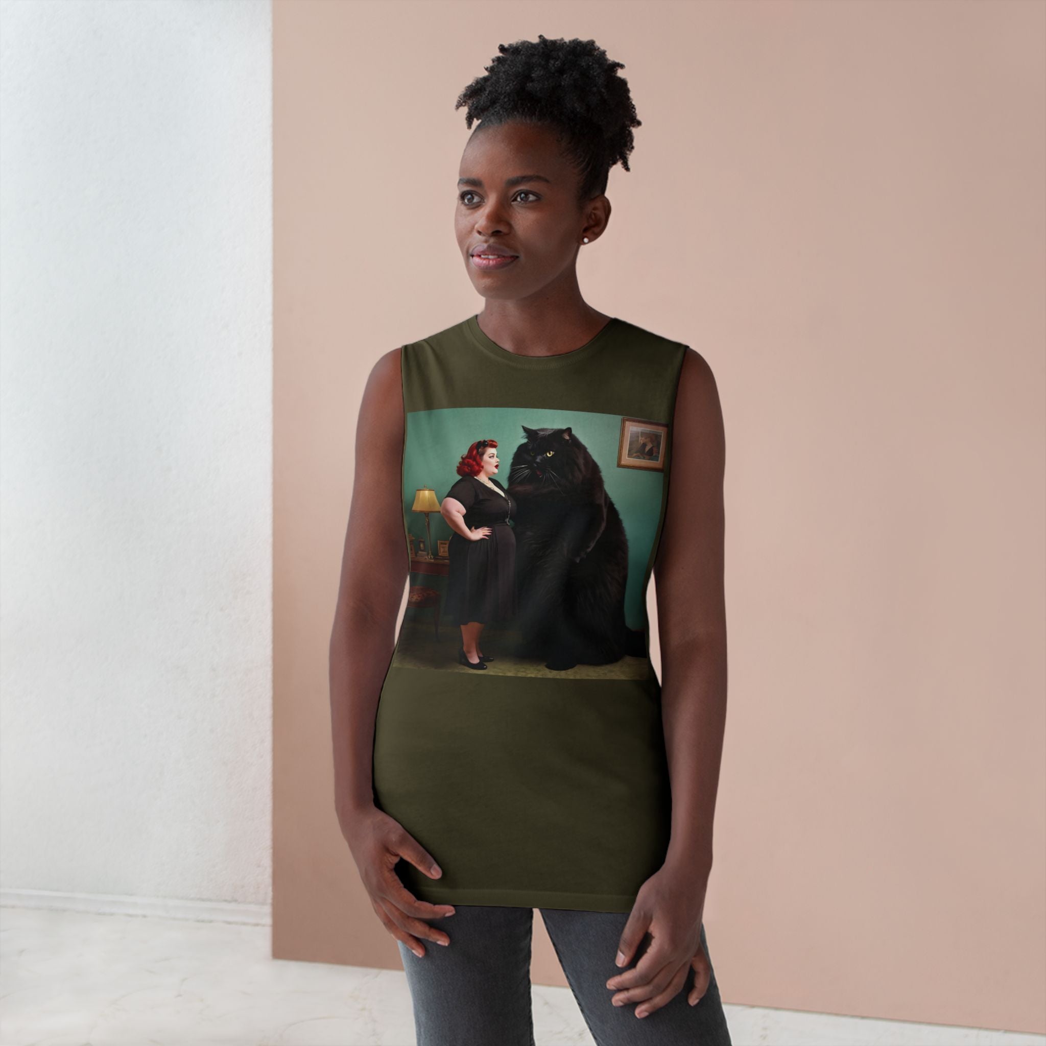 Muscle Tank | Black Pussy