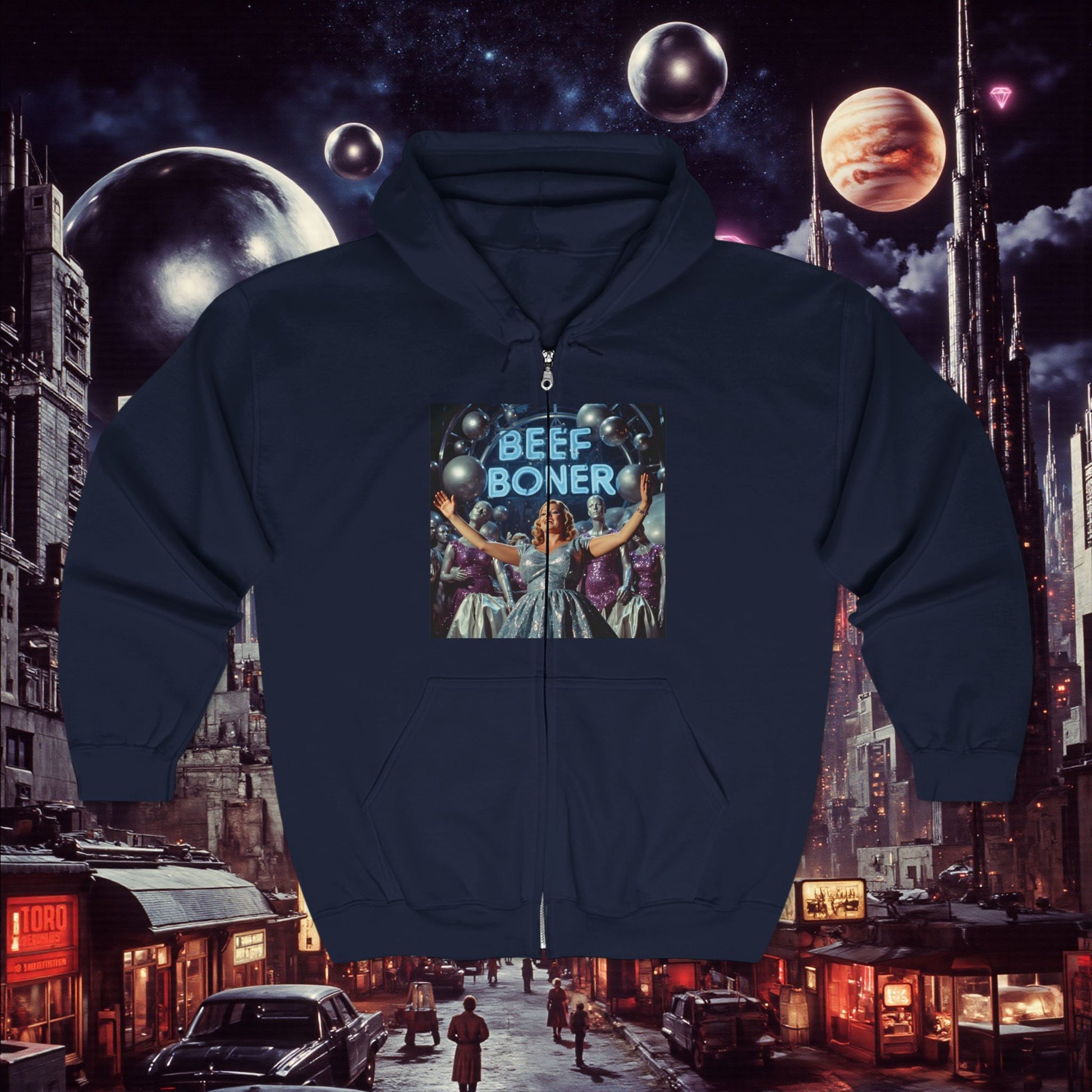 Zip Hoodie | Beef Boner