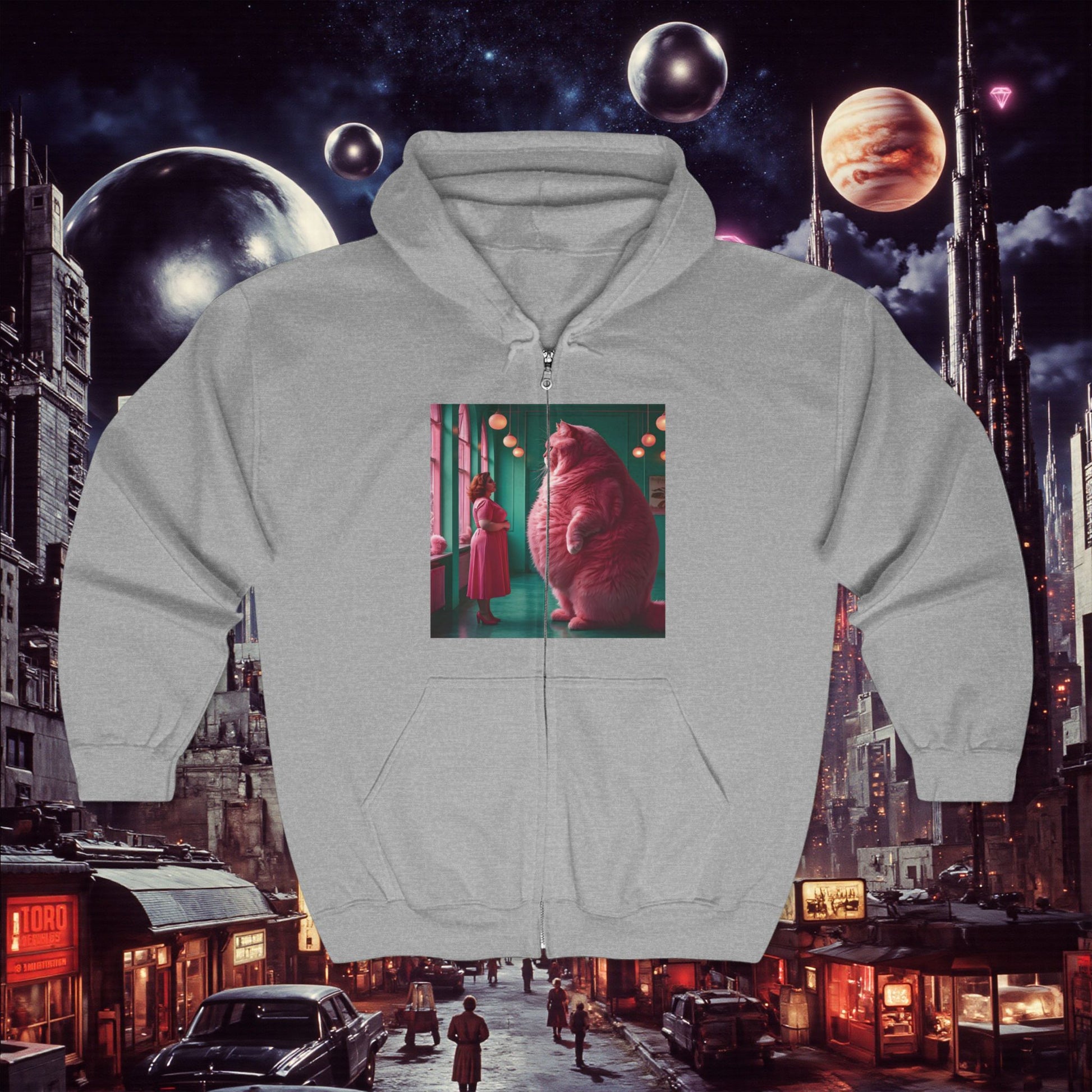 Zip Hoodie | Pink Pussy