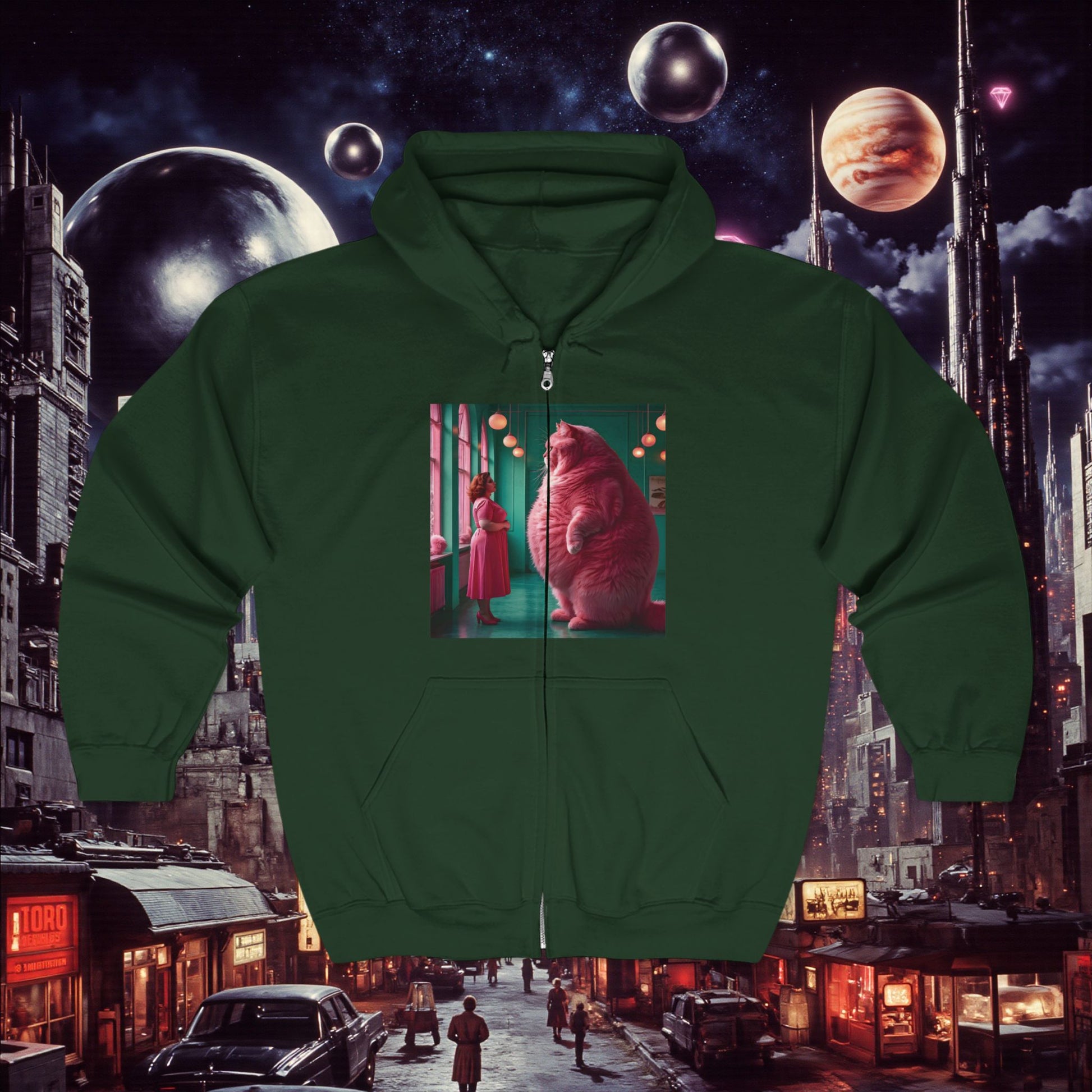 Zip Hoodie | Pink Pussy