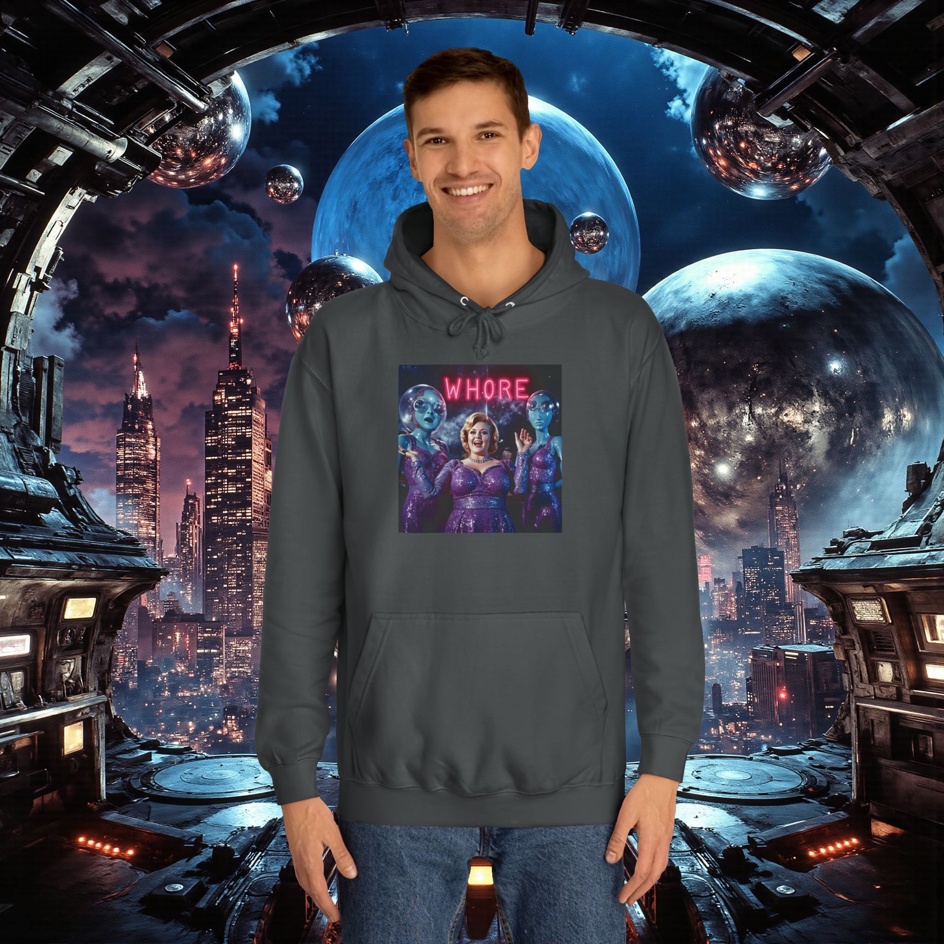 College Hoodie | WHORE