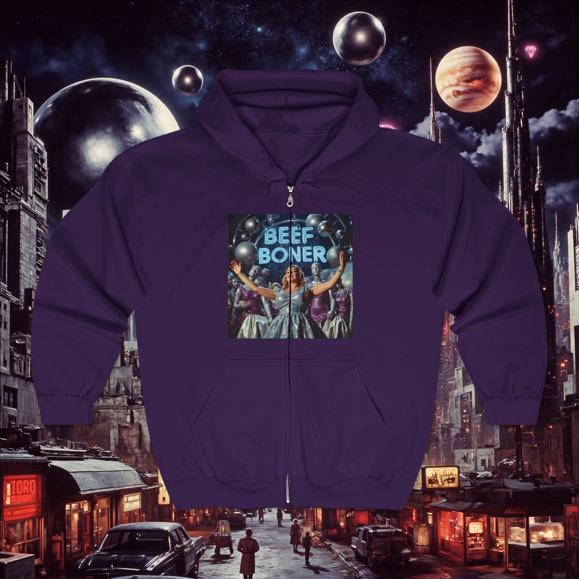 Zip Hoodie | Beef Boner