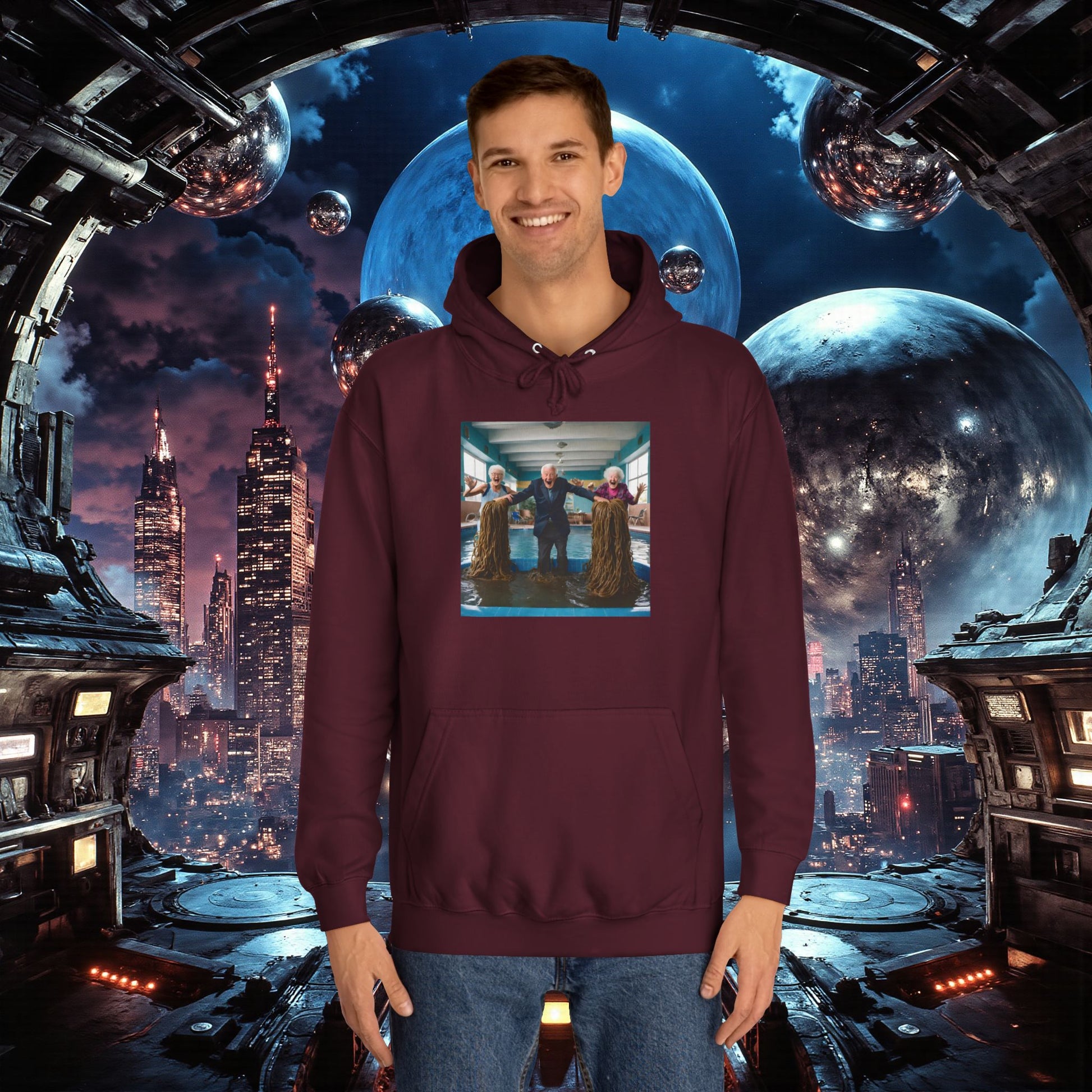 College Hoodie | Grandpa's Worm