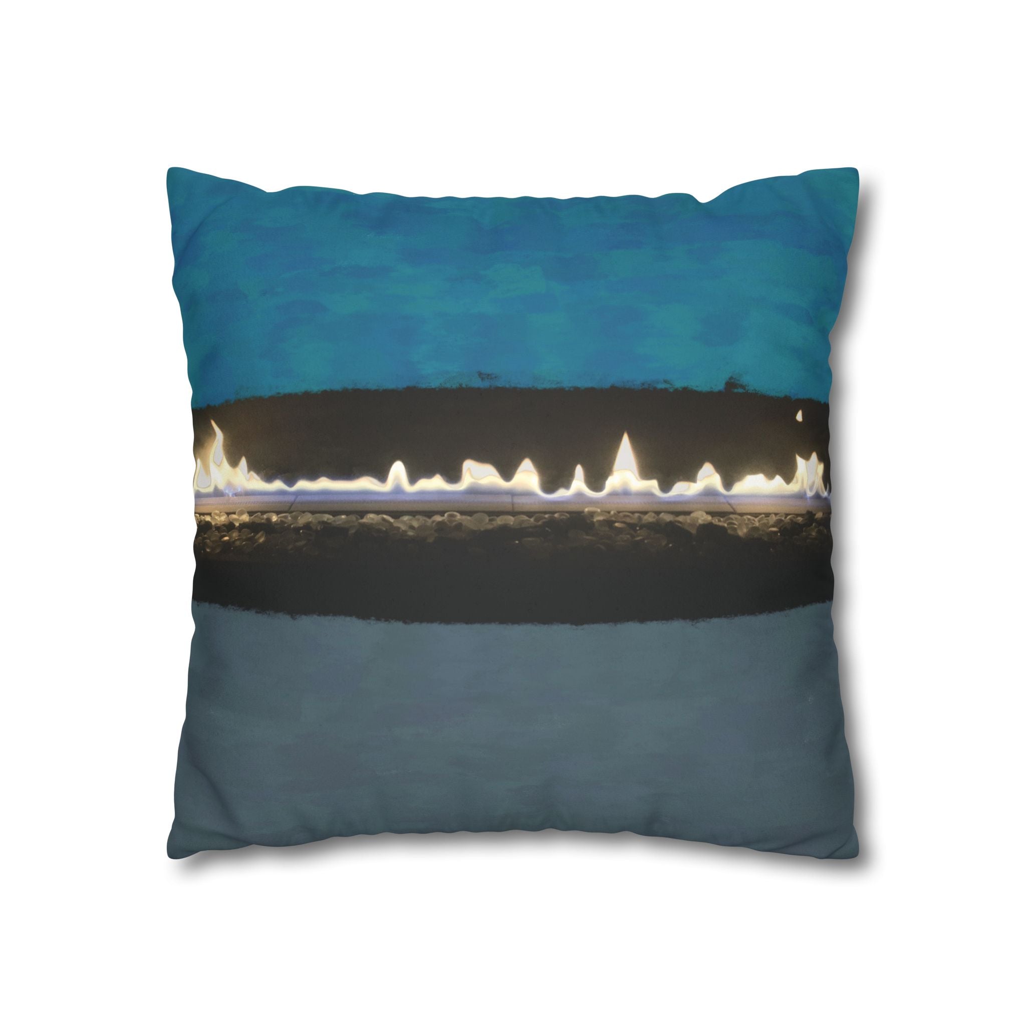 Pillow Case | Faux Suede | Matte Fire