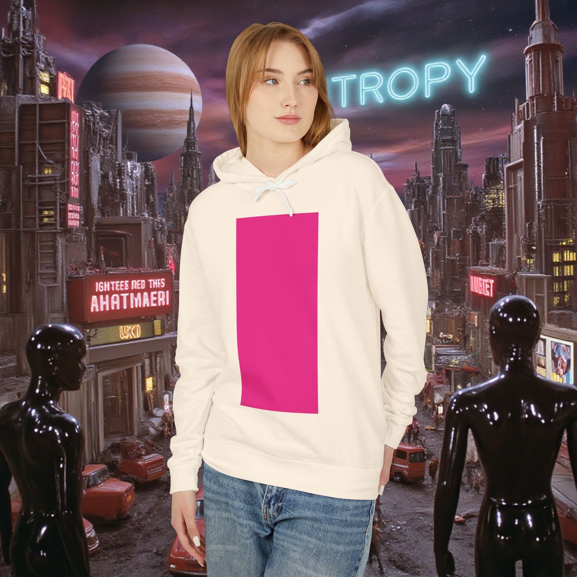 Hoodie Sweatshirt | Bright Pink