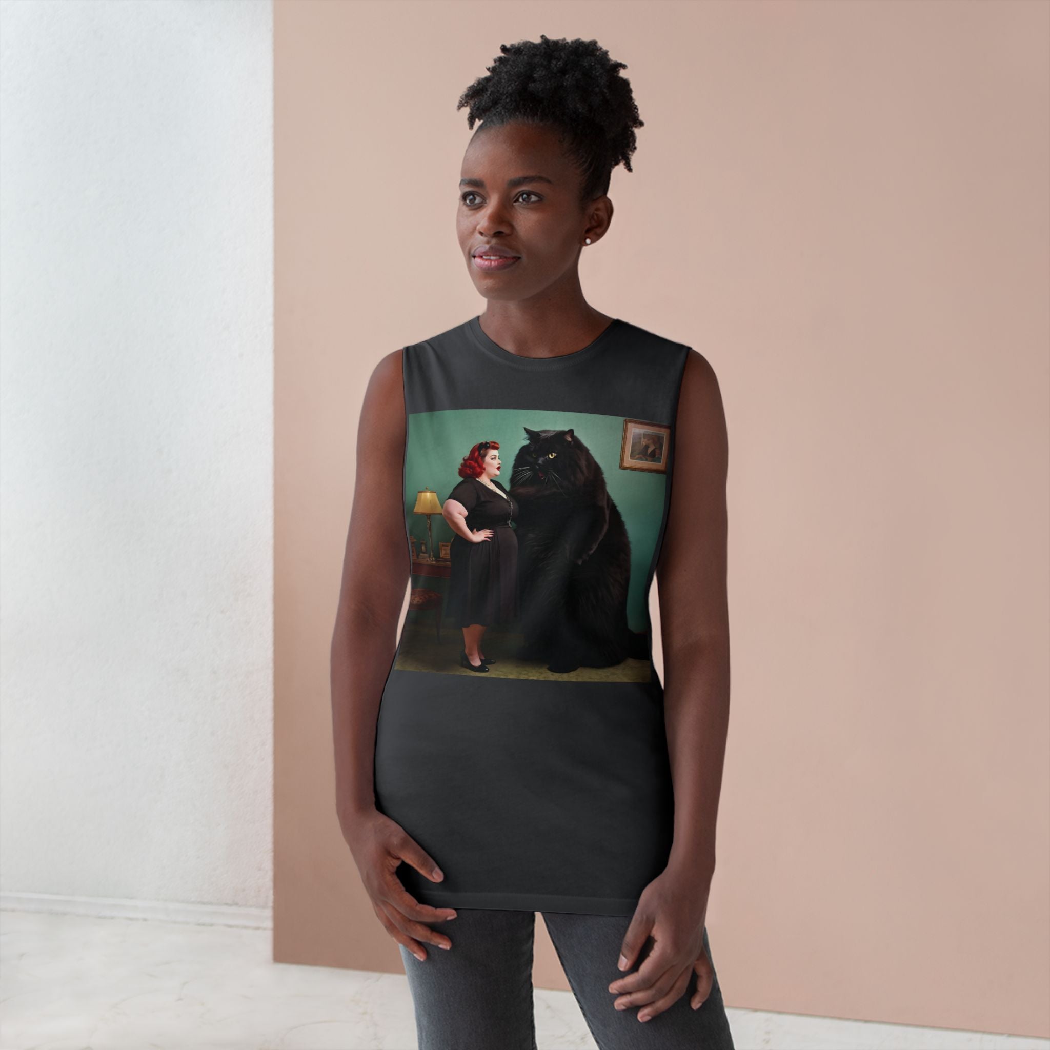 Muscle Tank | Black Pussy